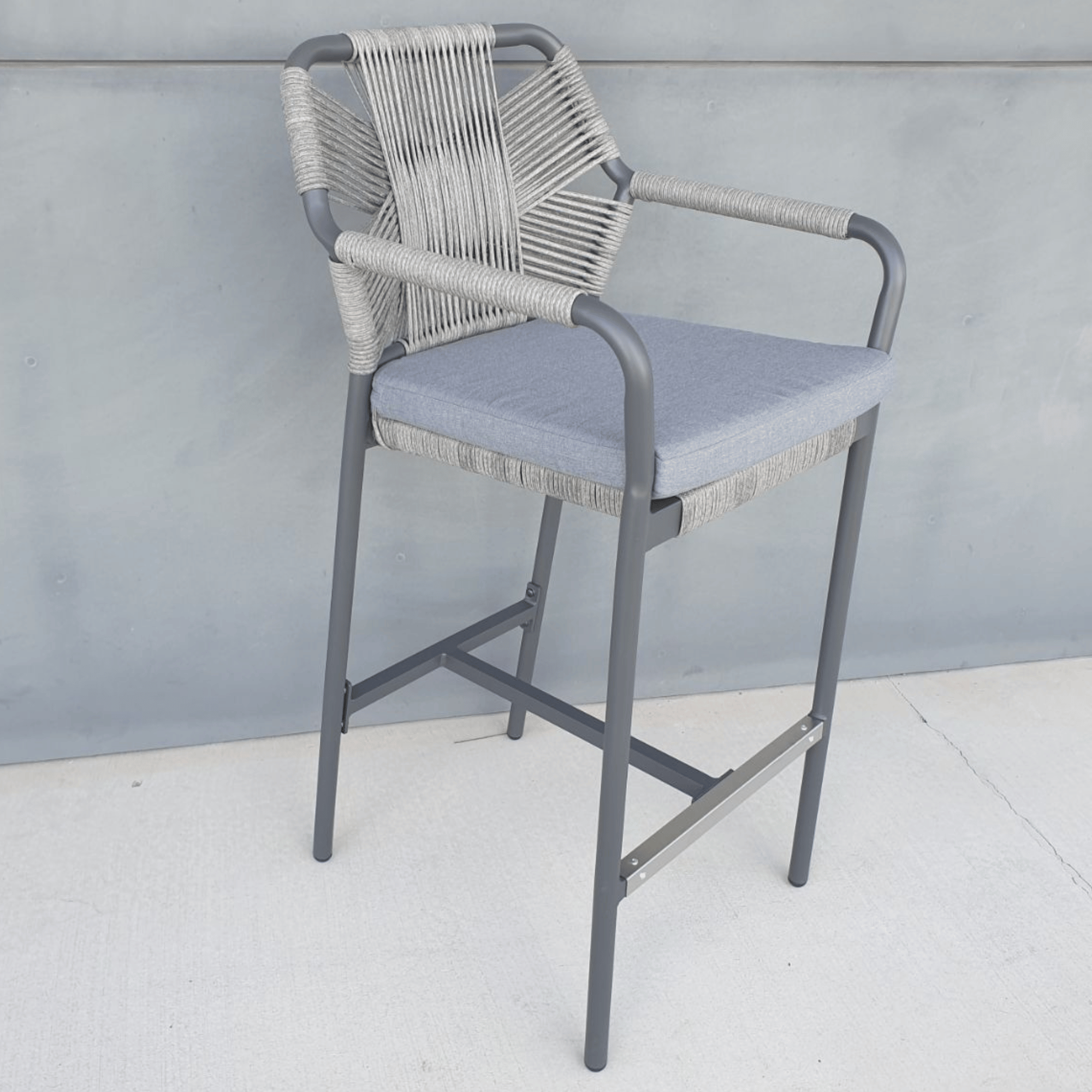 Havana Bar Chair - Charcoal
