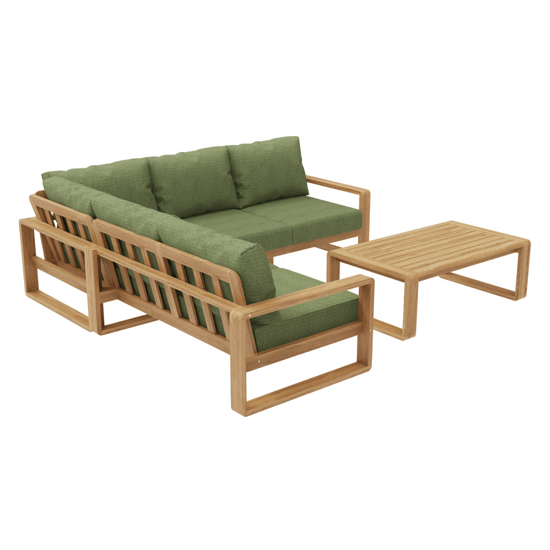 Honolulu Outdoor Corner Lounge with coffee table