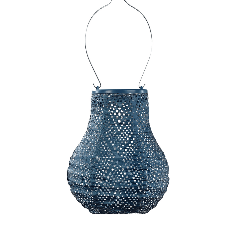 Ikat Bulb 16 - Solar Lantern - Petrol - Lumiz