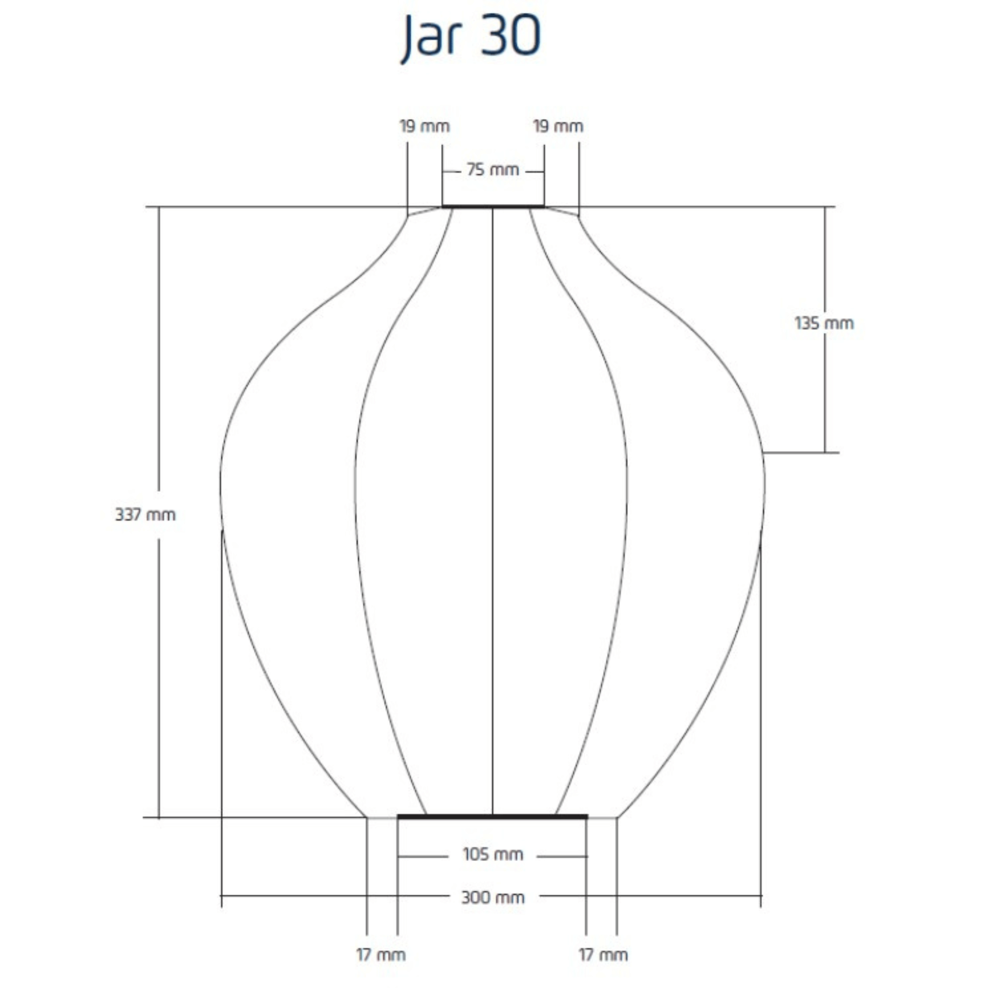 Spectare Jar 30 - Solar Lantern - Dark Grey - Lumiz