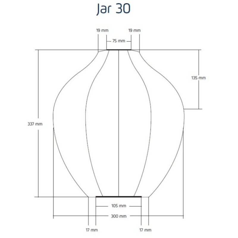 Mandela Jar 30 - Solar Lantern - Copper - Lumiz