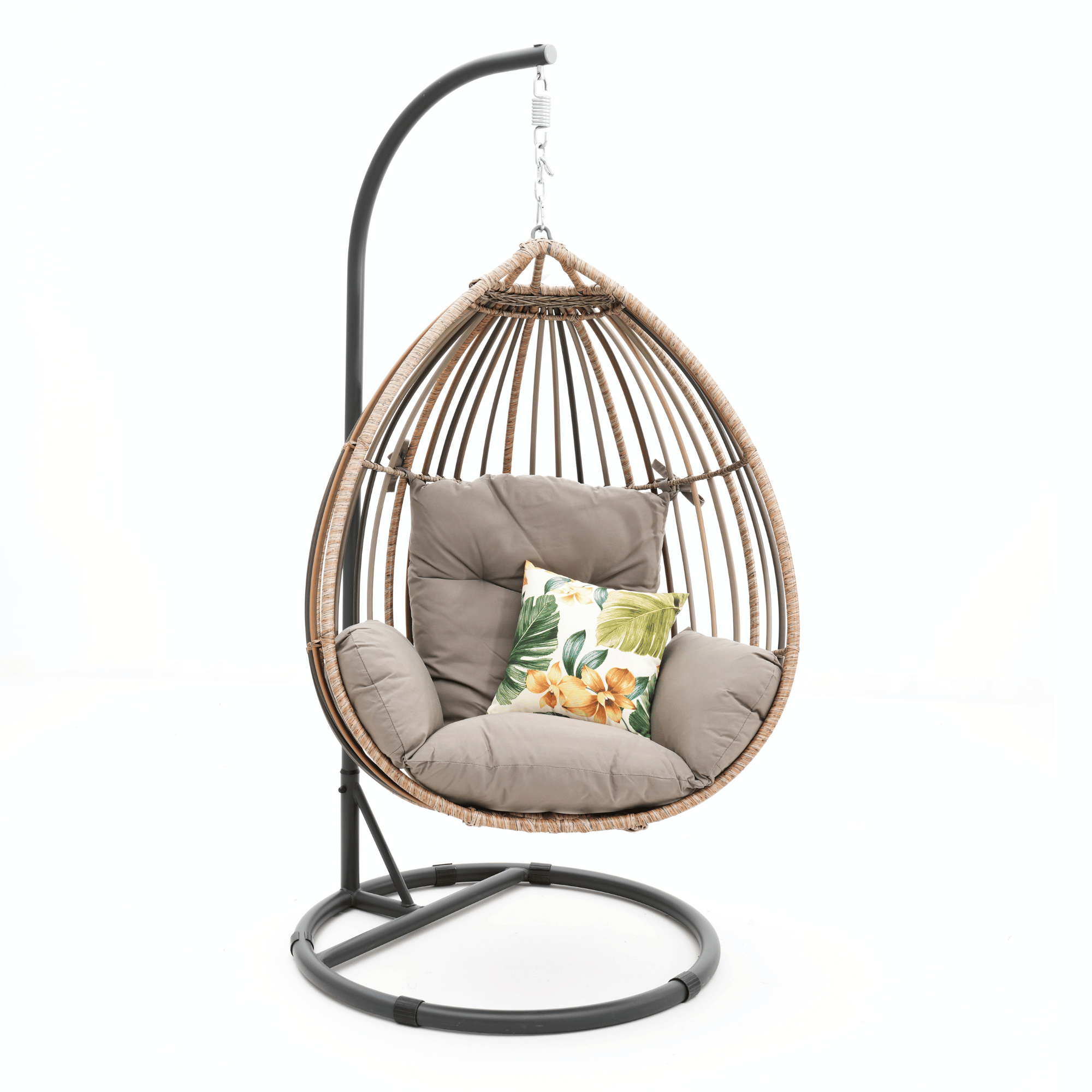 Koala Hanging Wicker Egg Chair - Marina