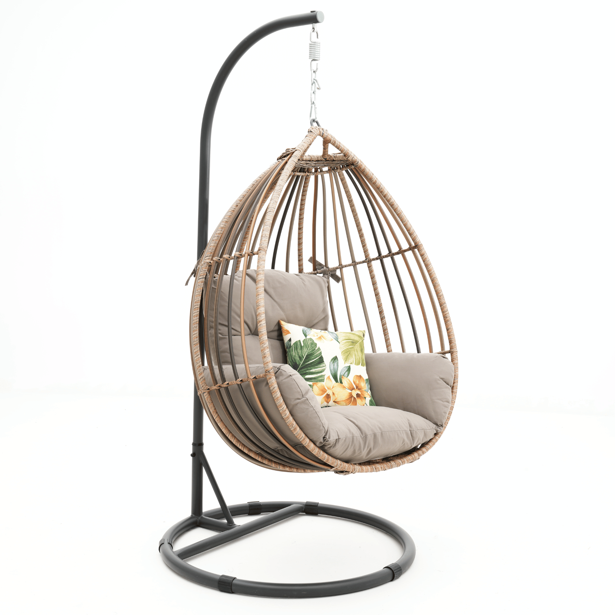 Koala Hanging Wicker Egg Chair - Marina