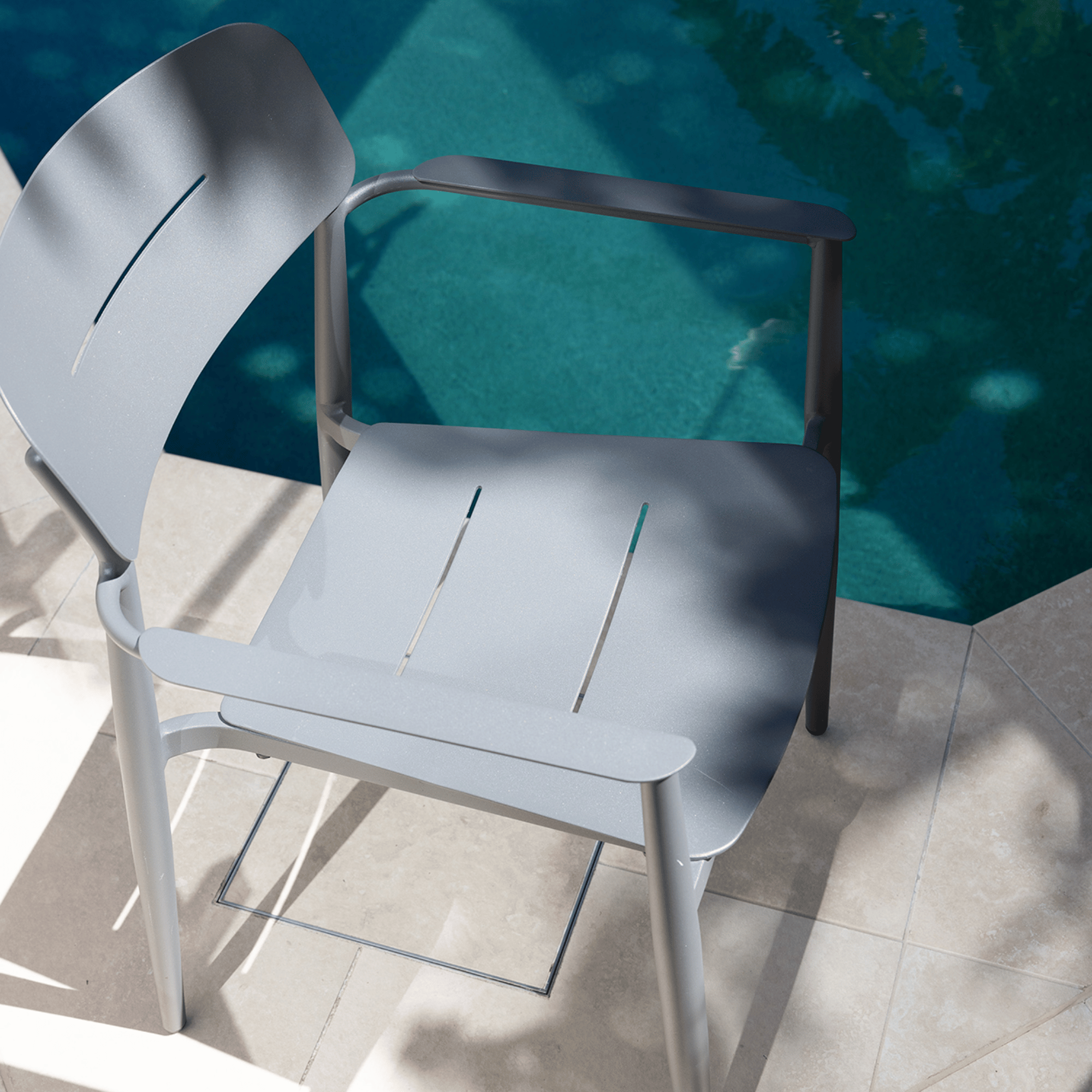 Leon Outdoor Dining Chair Charcoal