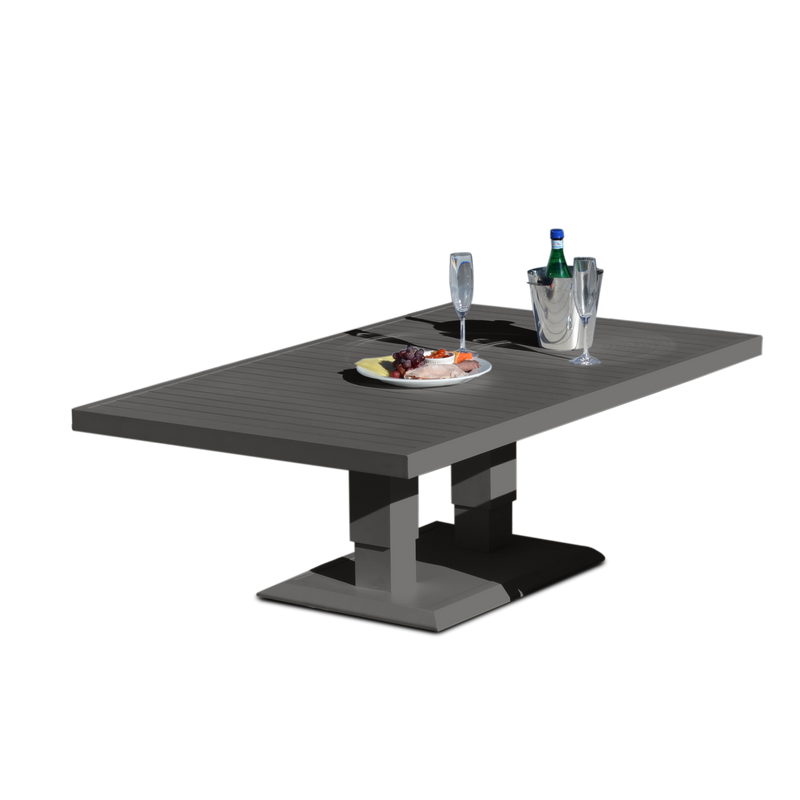 Lindfield aluminium easy lift table - 2 colours
