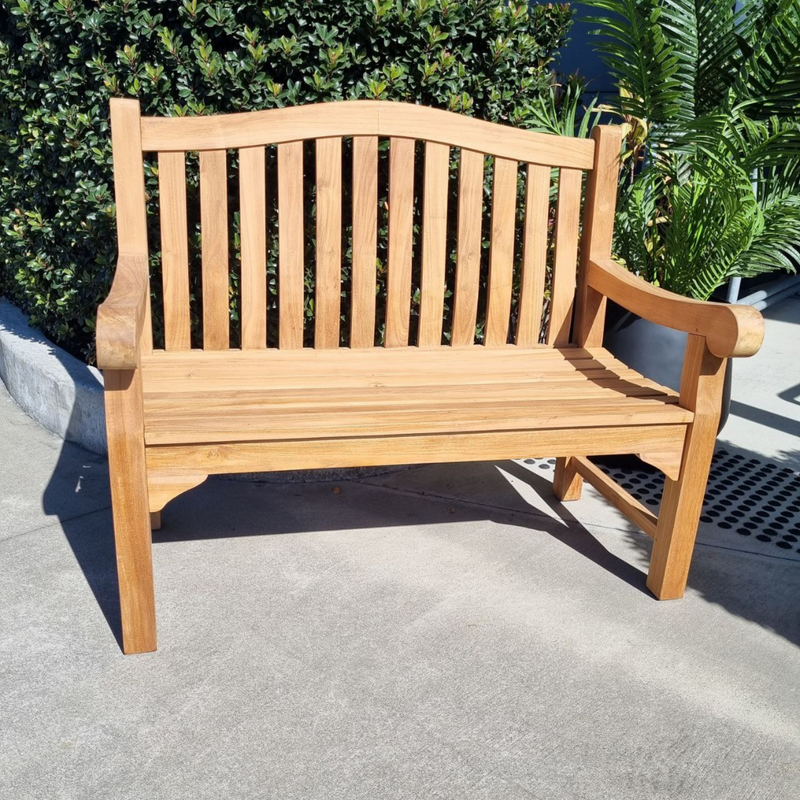 Mauritius Teak Garden Bench 120cm