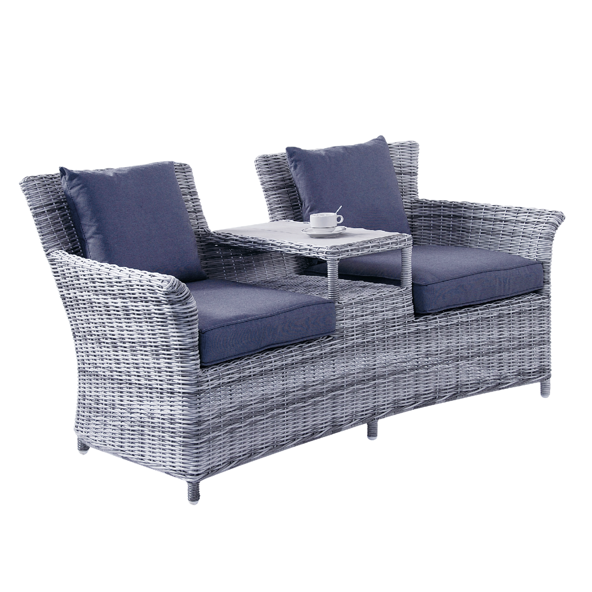 Miami Jack & Jill Zen White Wicker