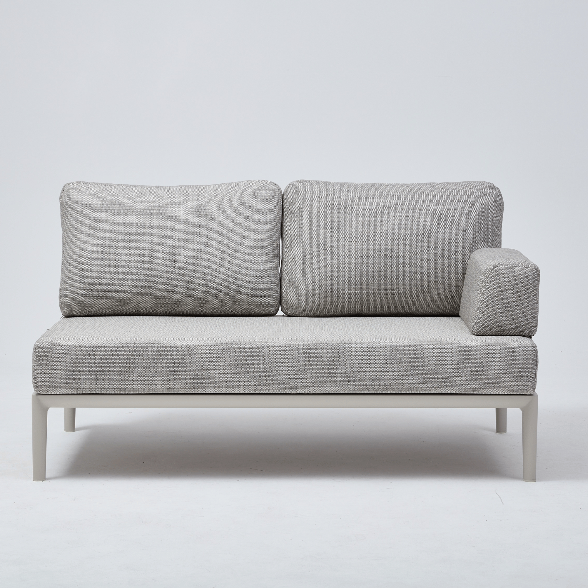 Milan Modular 2-seater Lounge Chair (1 armrest) - Cream