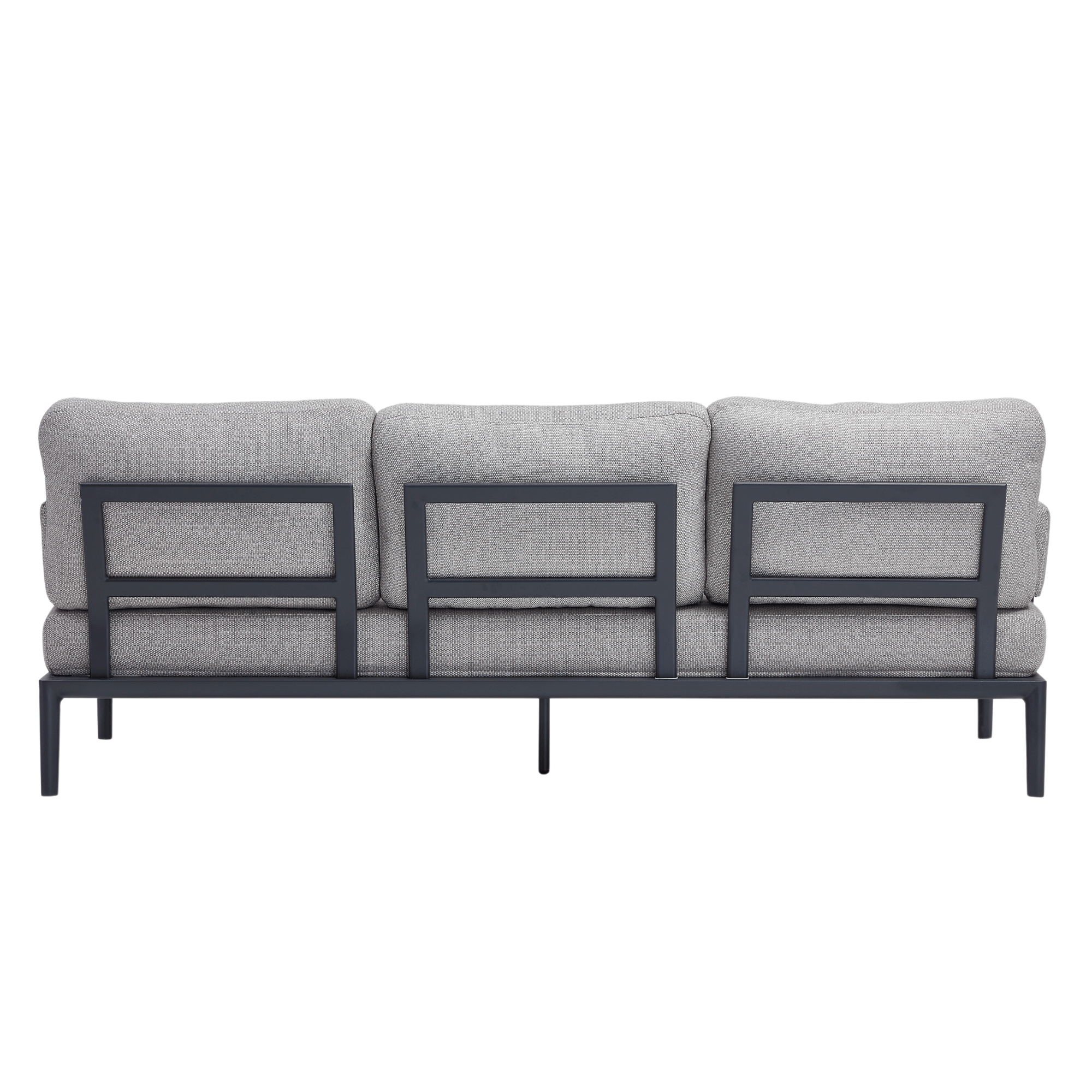 Milan three-seater outdoor lounge (1 armrest)