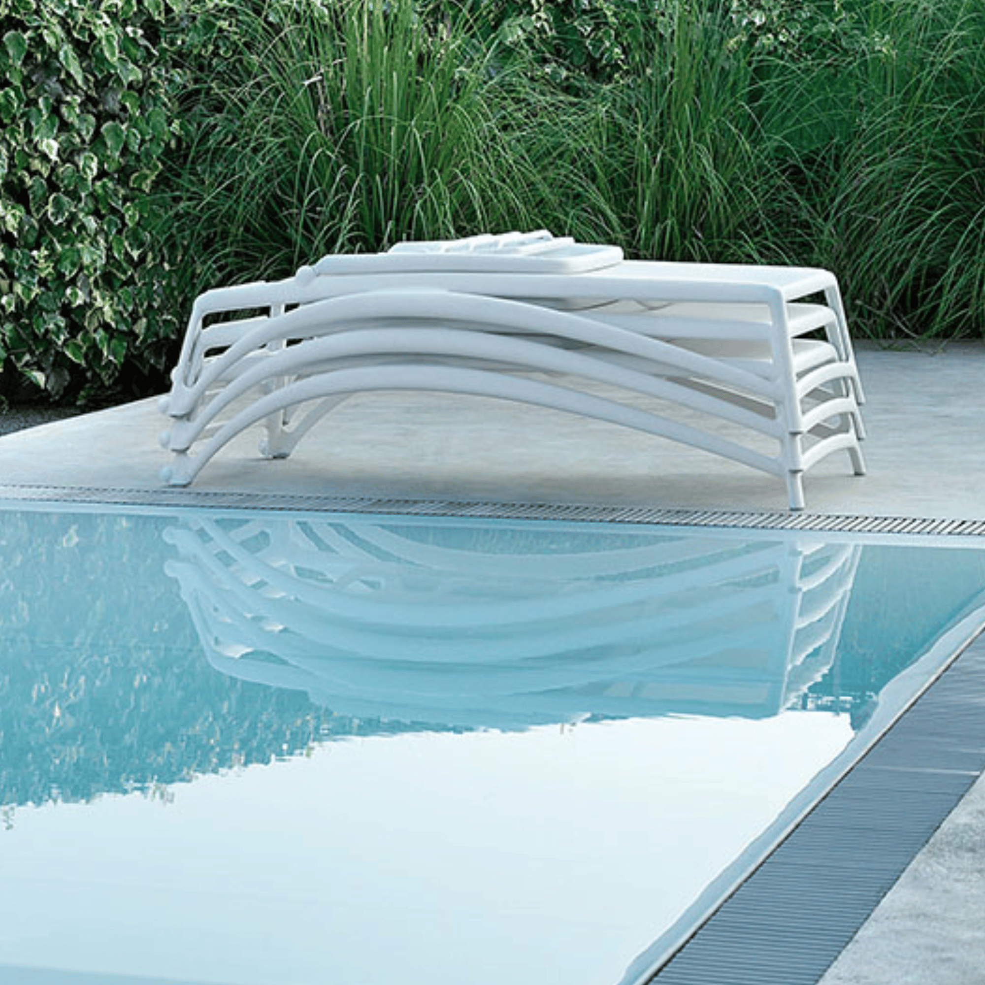 Nardi Atlantico Sunlounge - Bianco - Commercial Grade