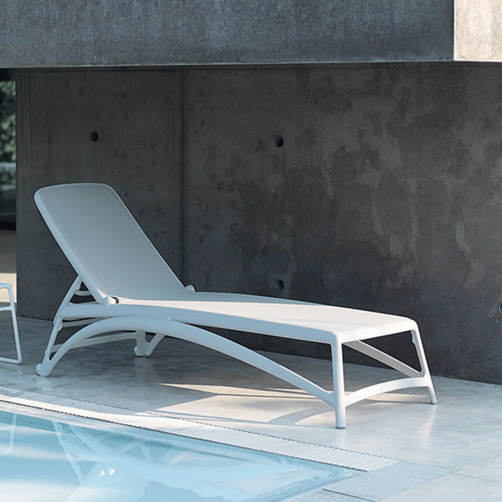 Nardi Atlantico Sunlounge - Bianco - Commercial Grade