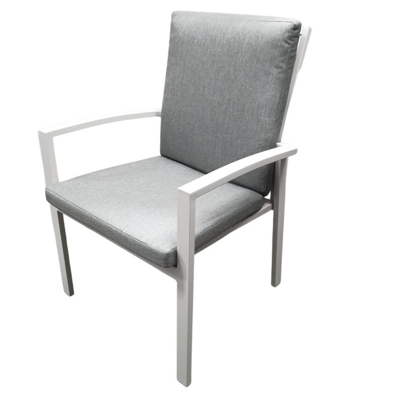 Olivia Outdoor Dining Chair - white