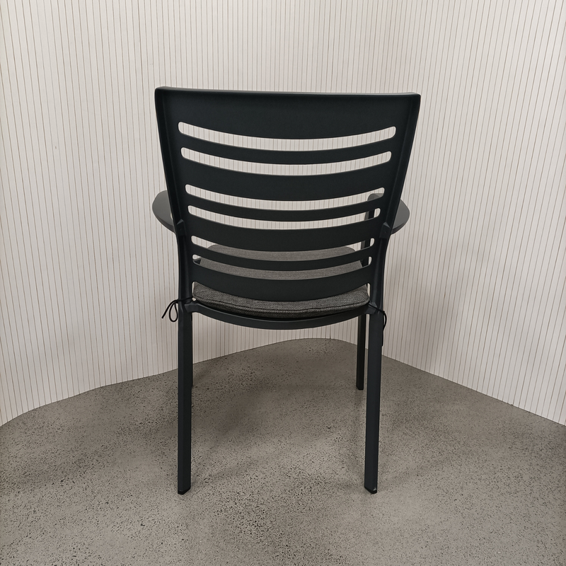 Portsea outdoor dining chair - charcoal