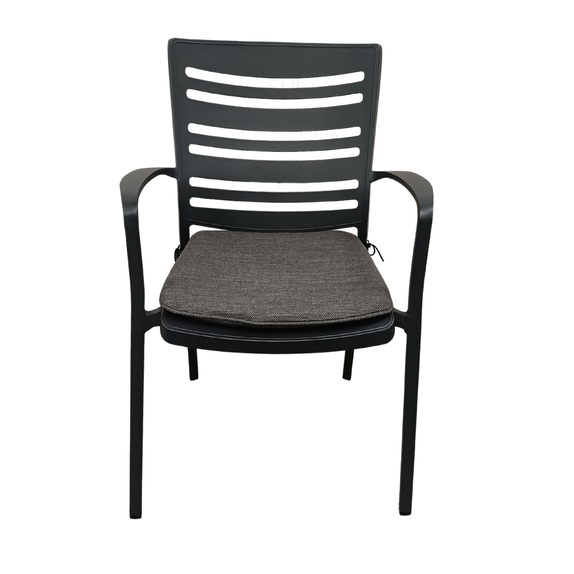 Portsea outdoor dining chair - charcoal