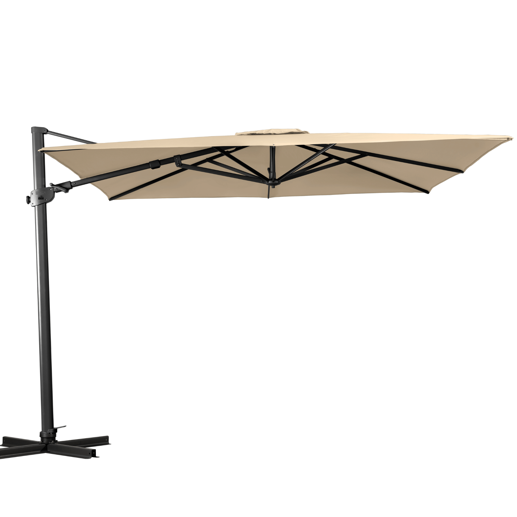 Regis 3m Square Cantilever Umbrella by Shelta