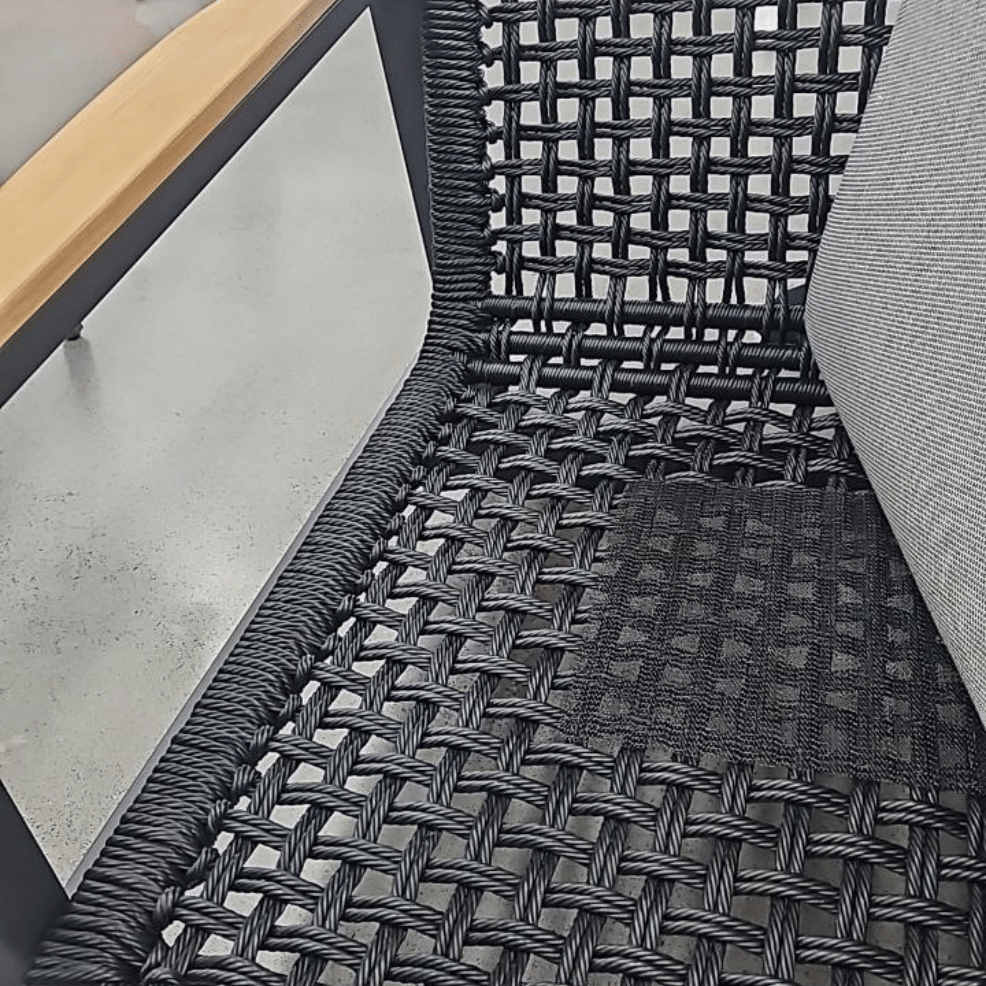 Reyne Charcoal 4-piece Outdoor Lounge Setting