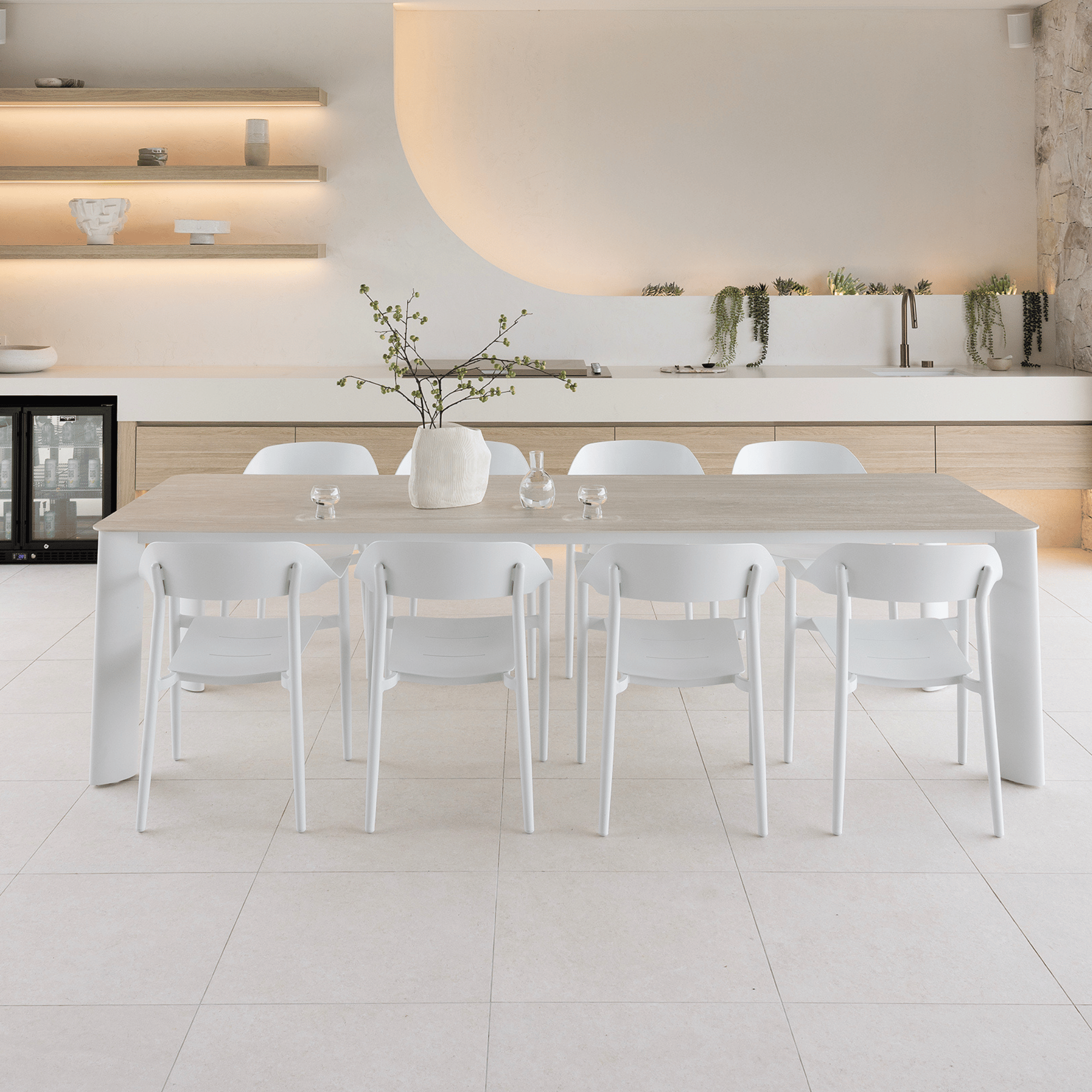 Rhonda & Tala 9-Piece Outdoor Dining Setting
