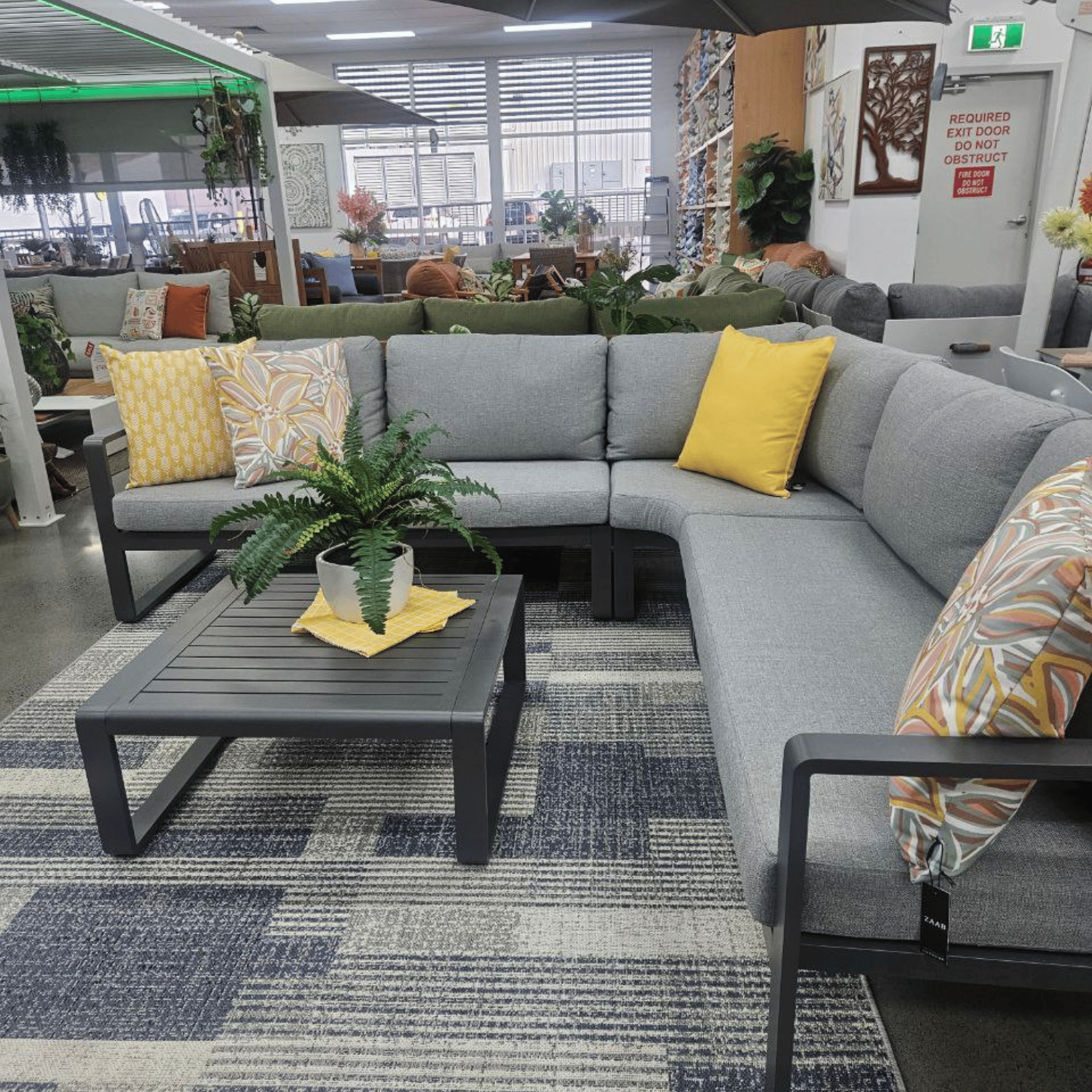 Santiago Outdoor Corner Lounge - Charcoal