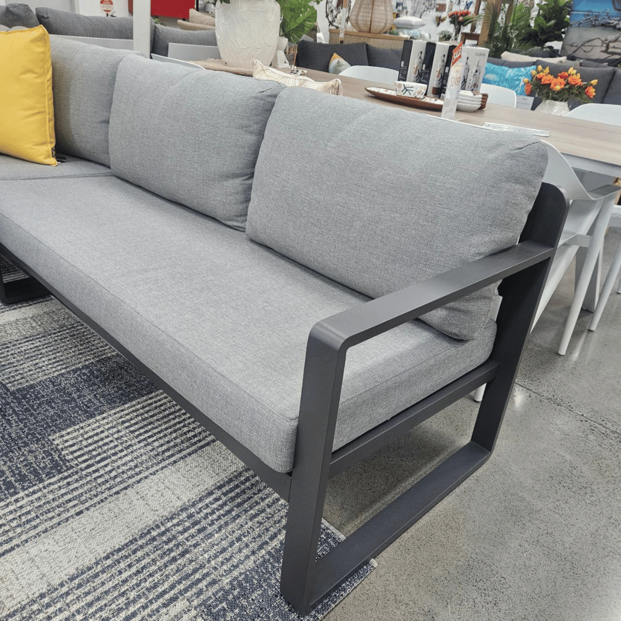 Santiago Outdoor Corner Lounge - Charcoal