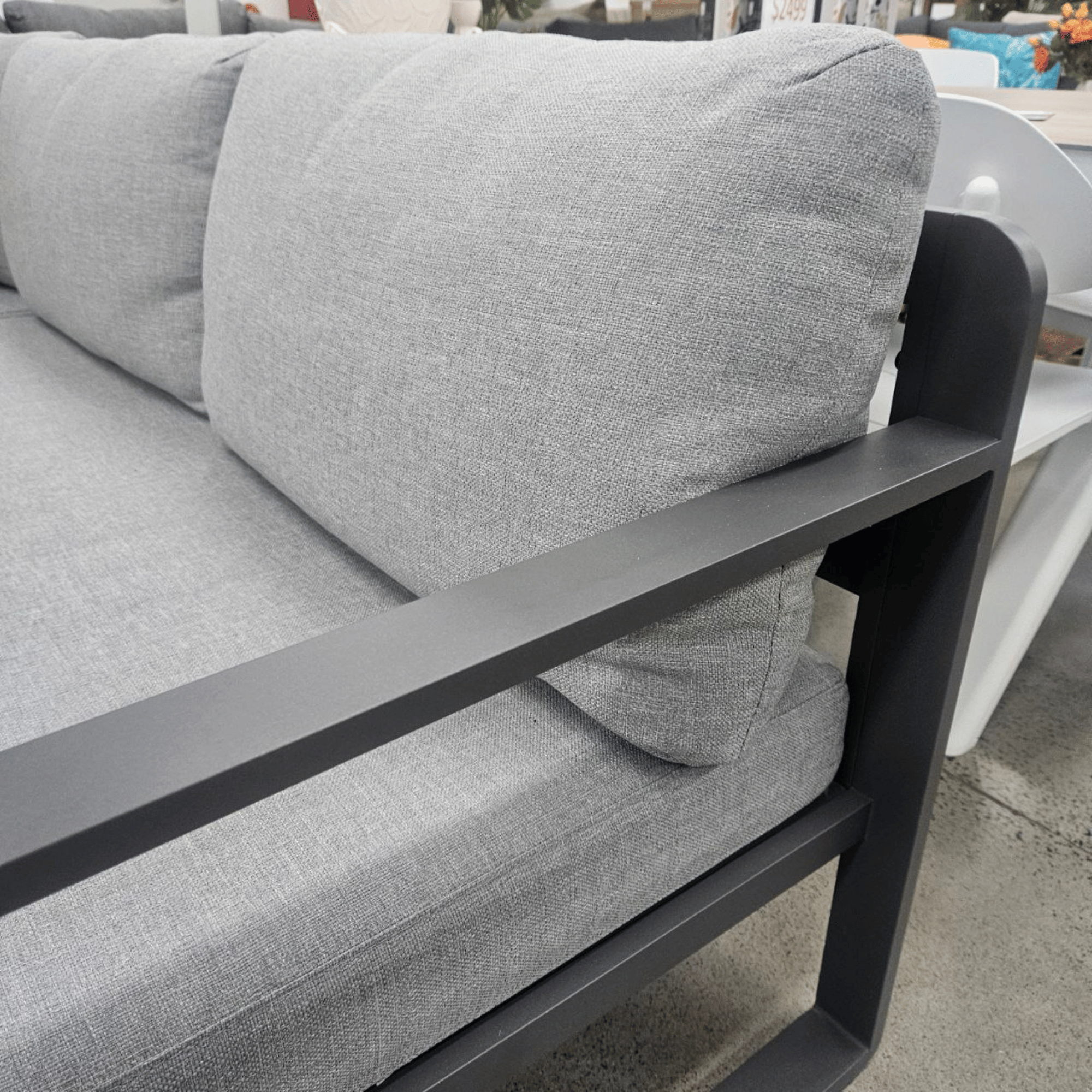 Santiago Outdoor Corner Lounge - Charcoal