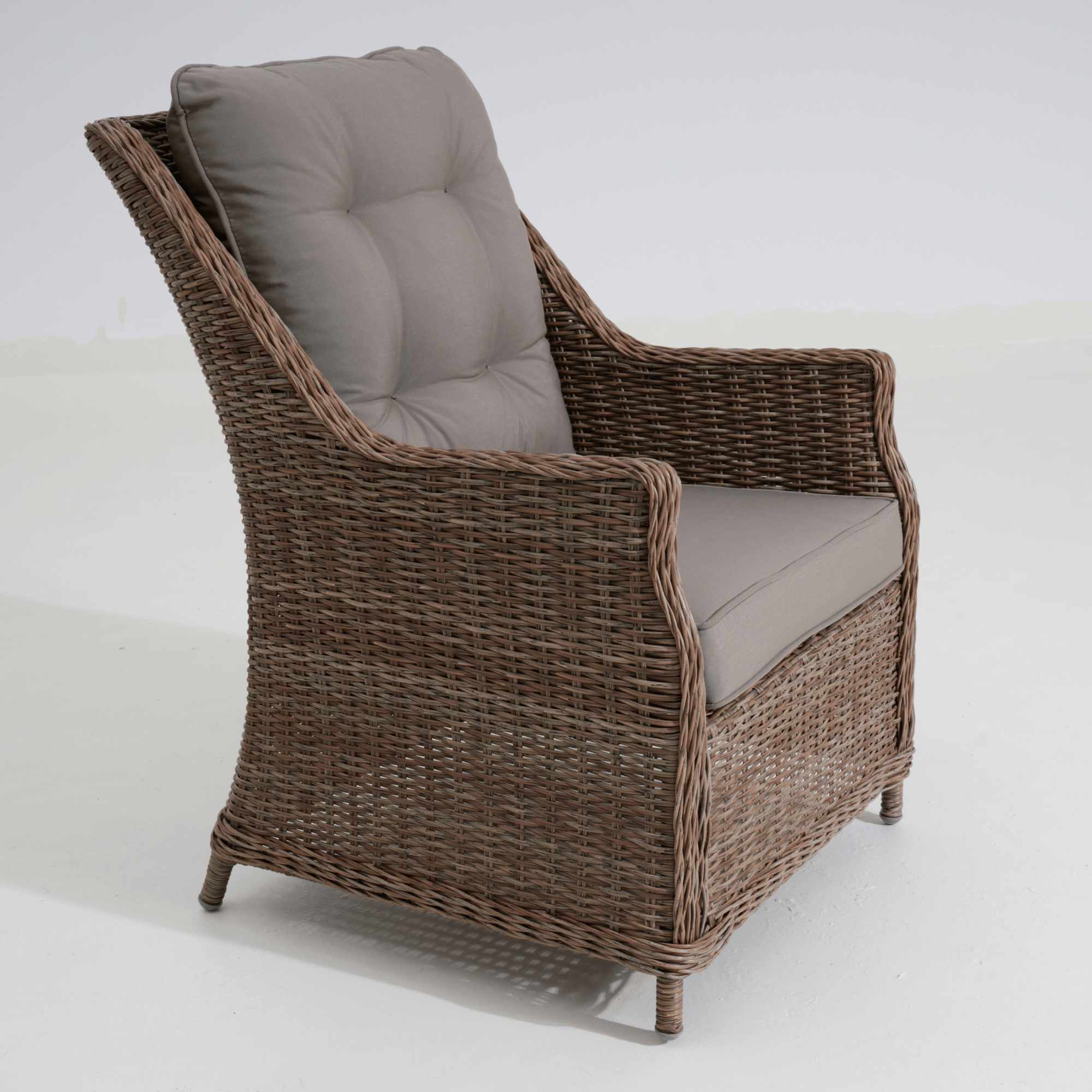 Swiss 4-piece Outdoor Wicker Lounge Set with 2-seater - Marina Wicker