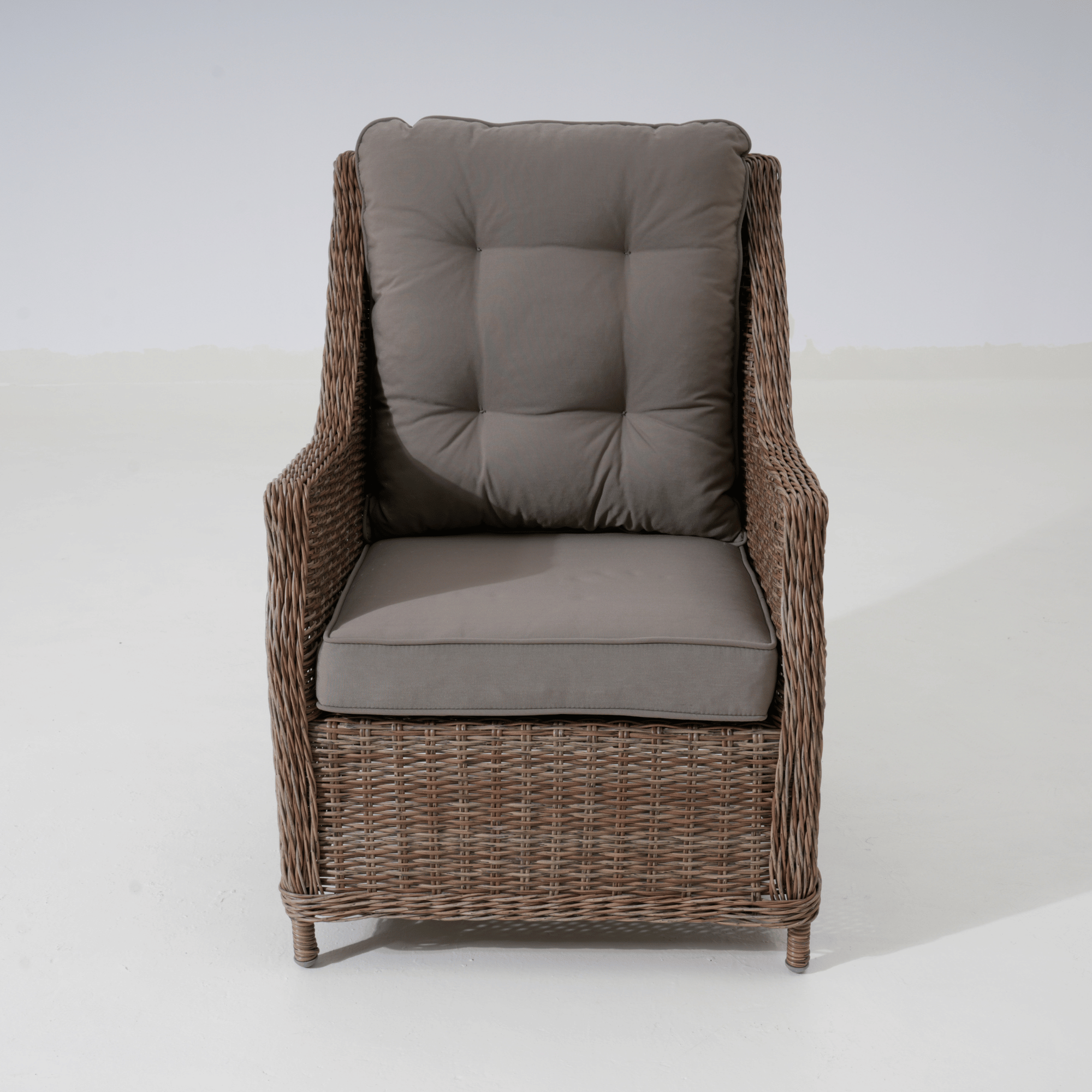 Swiss 4-piece Outdoor Wicker Lounge Set with 2-seater - Marina Wicker