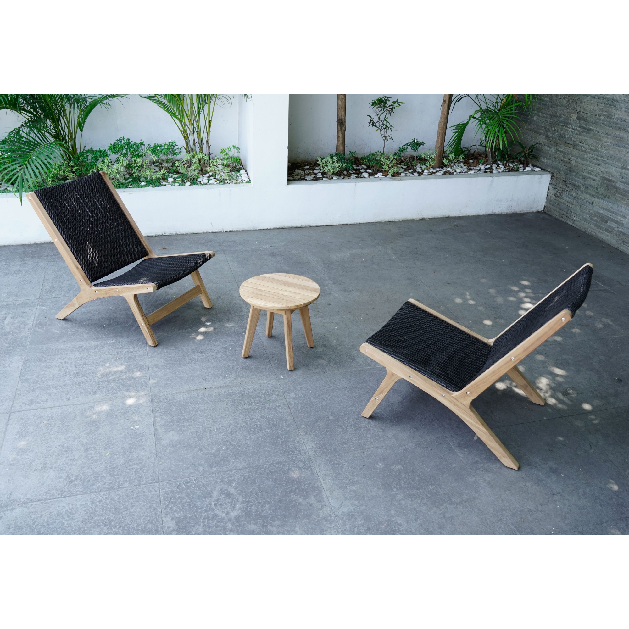 Salem low lounge - 3pce outdoor setting - 3 colour options