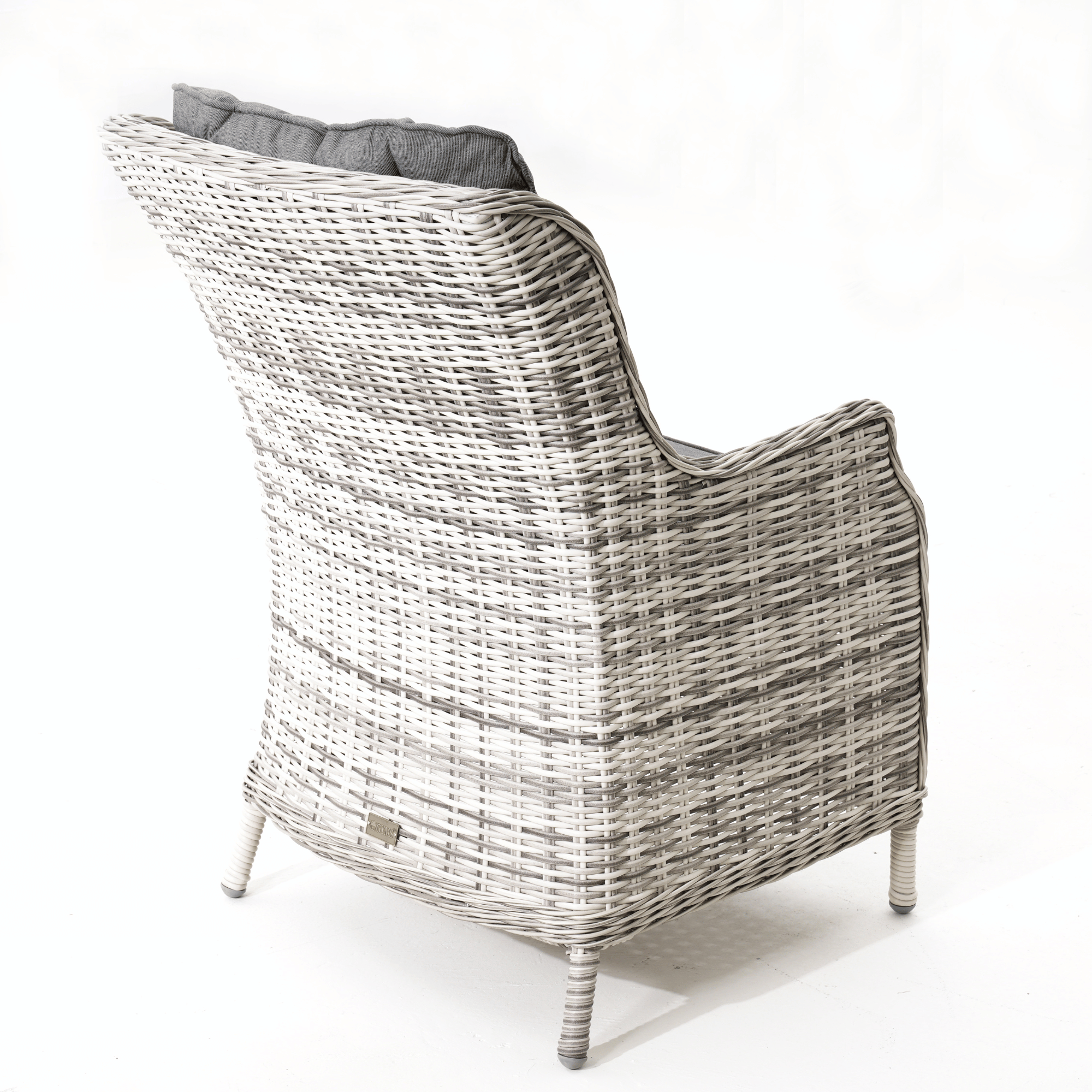 San Jose Outdoor Wicker Dining Chair – Zen White