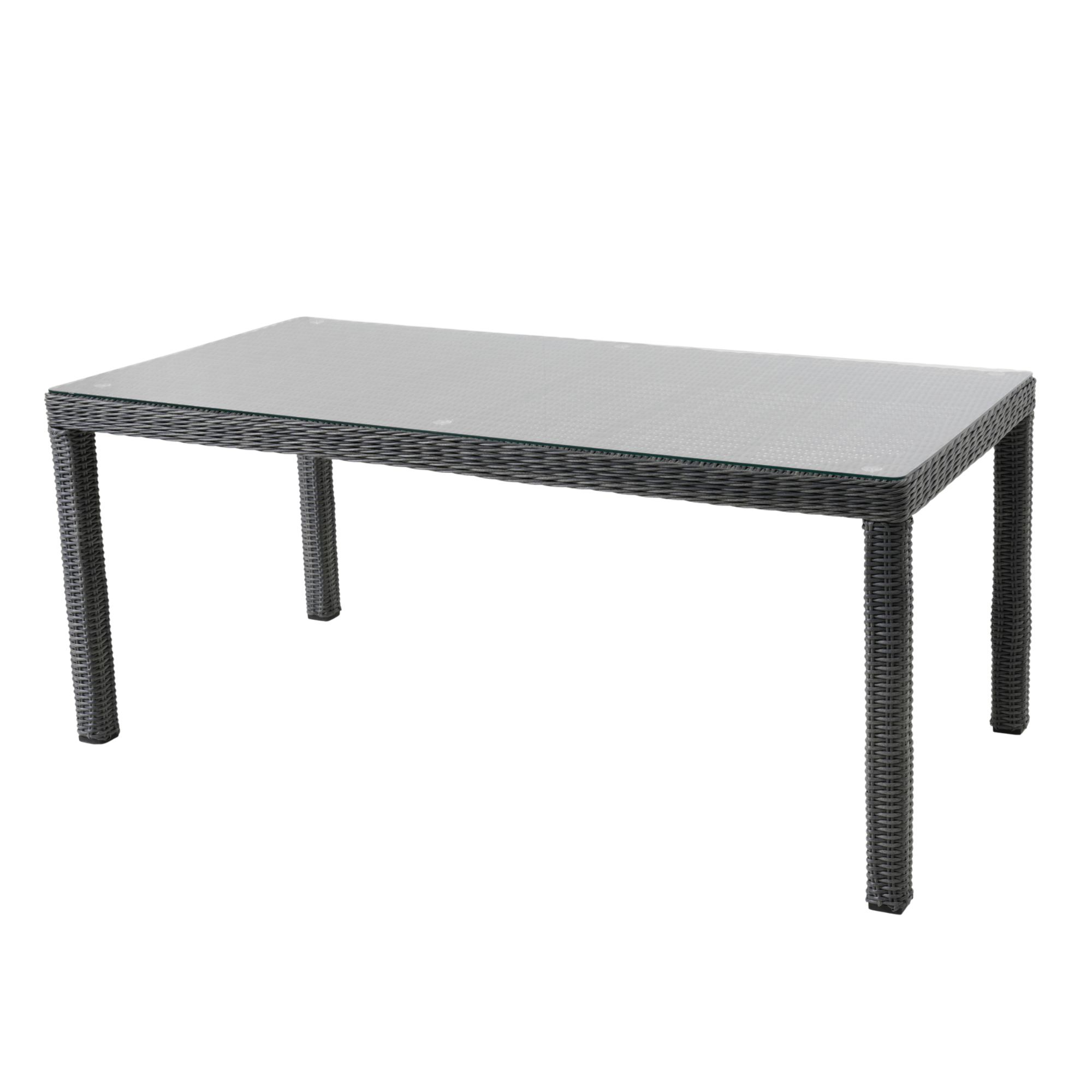 San Jose 7-piece Outdoor Wicker Dining Setting - Castle Grey