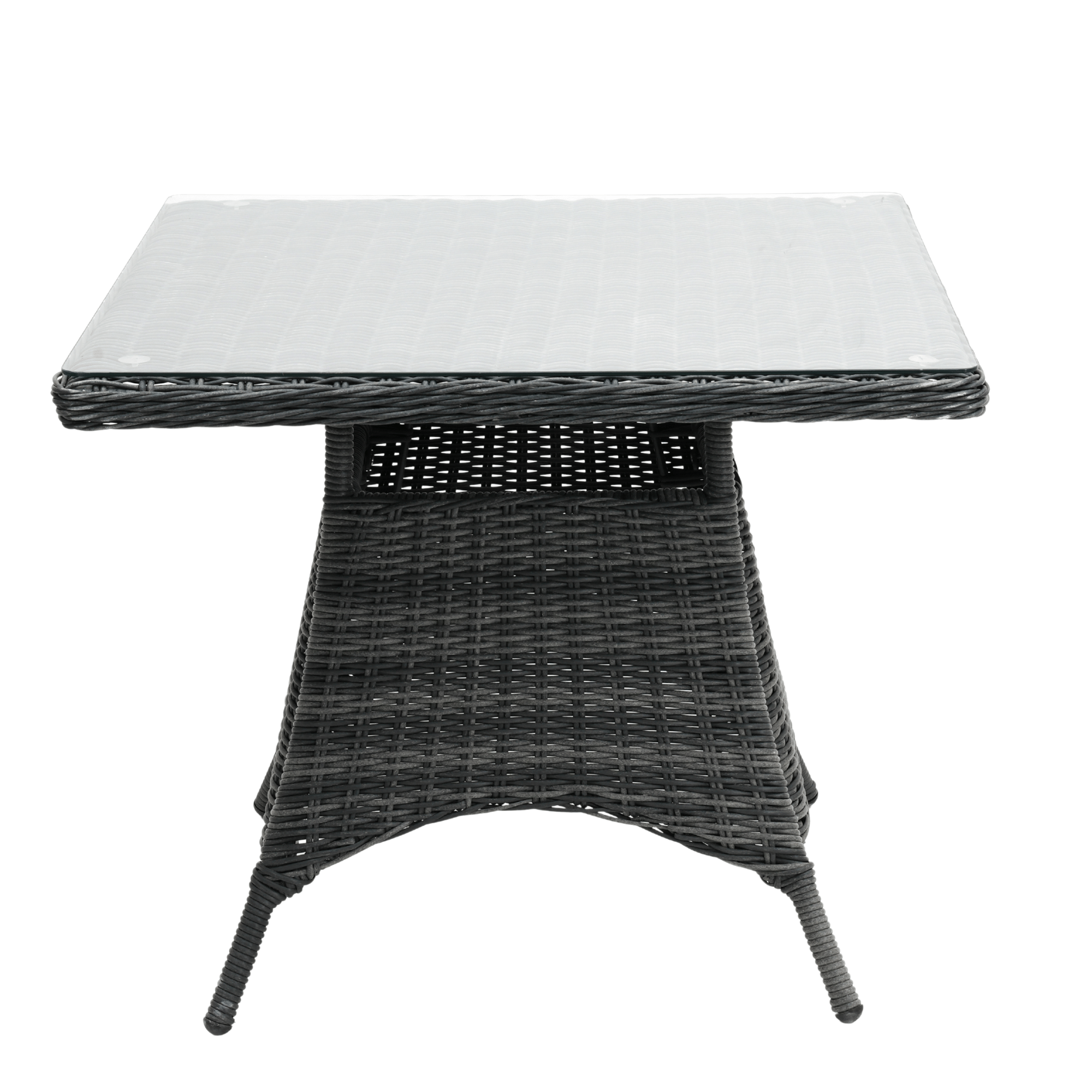 San Jose 5-piece Outdoor Wicker Dining Setting - Castle Grey