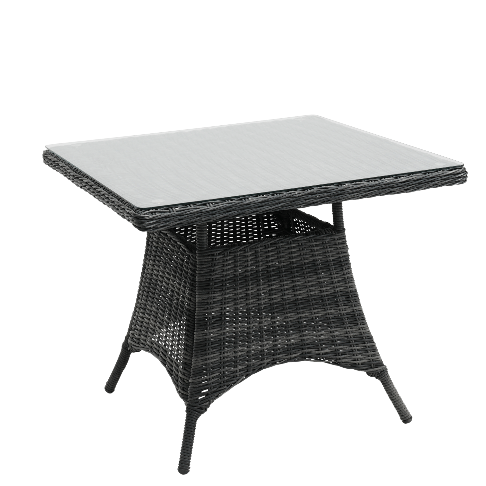 San Jose 5-piece Outdoor Wicker Dining Setting - Castle Grey