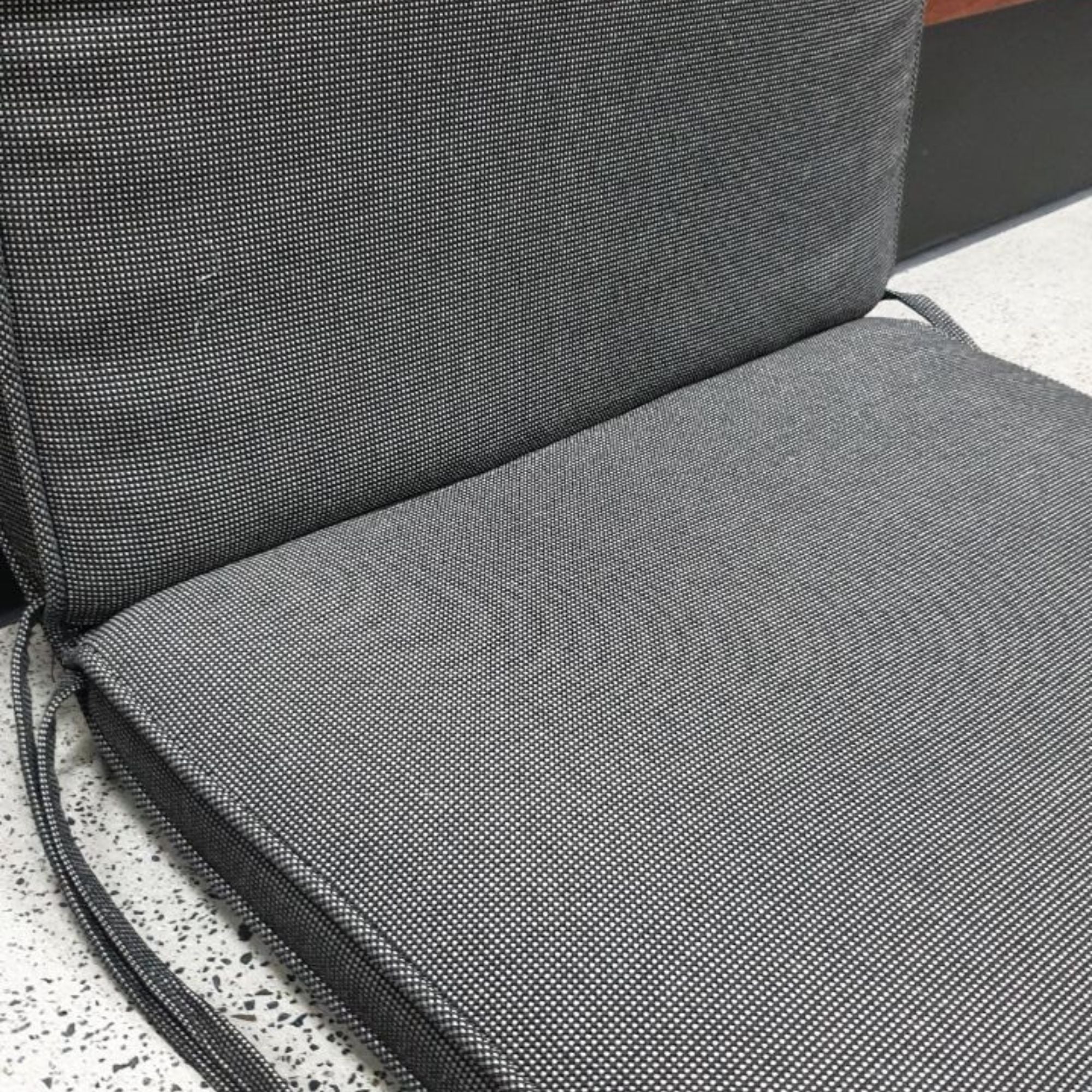 Shelta North Haven Highback Chair Cushion - Charcoal