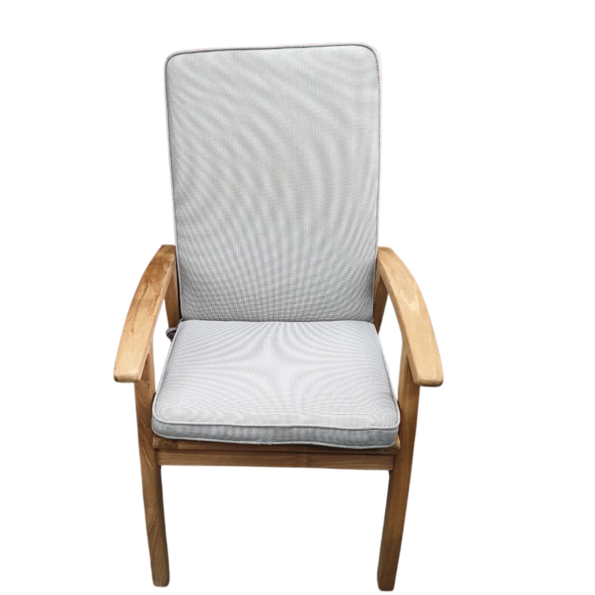 Shelta North Haven Highback Chair Cushion - Hemp