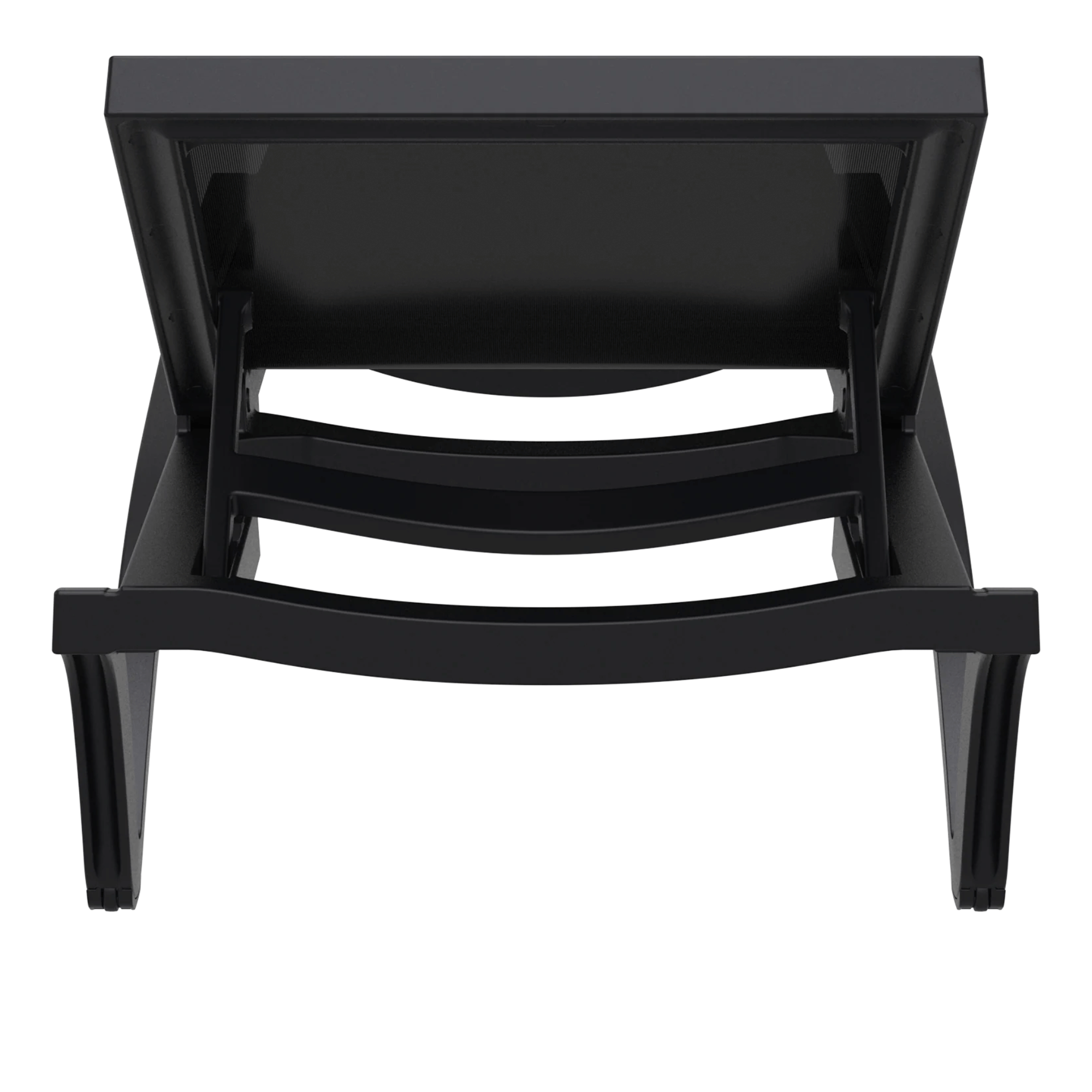 Siesta Pacific Sunlounge - Black - Commercial Grade