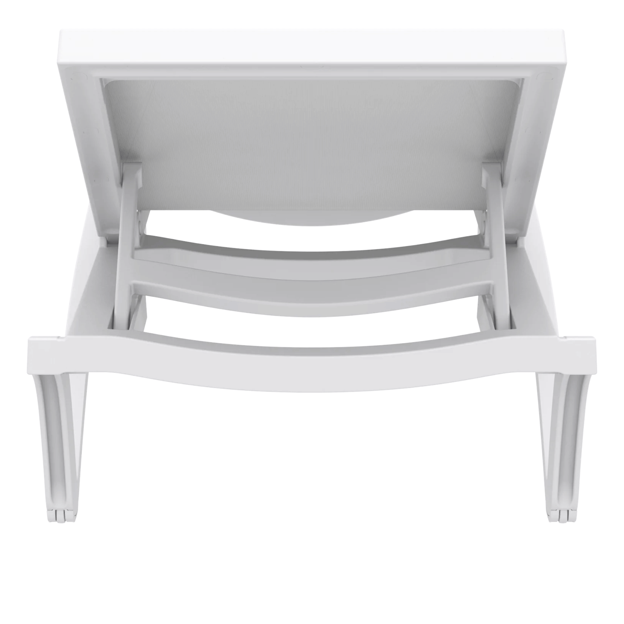 Siesta Pacific Sunlounge - White - Commercial Grade