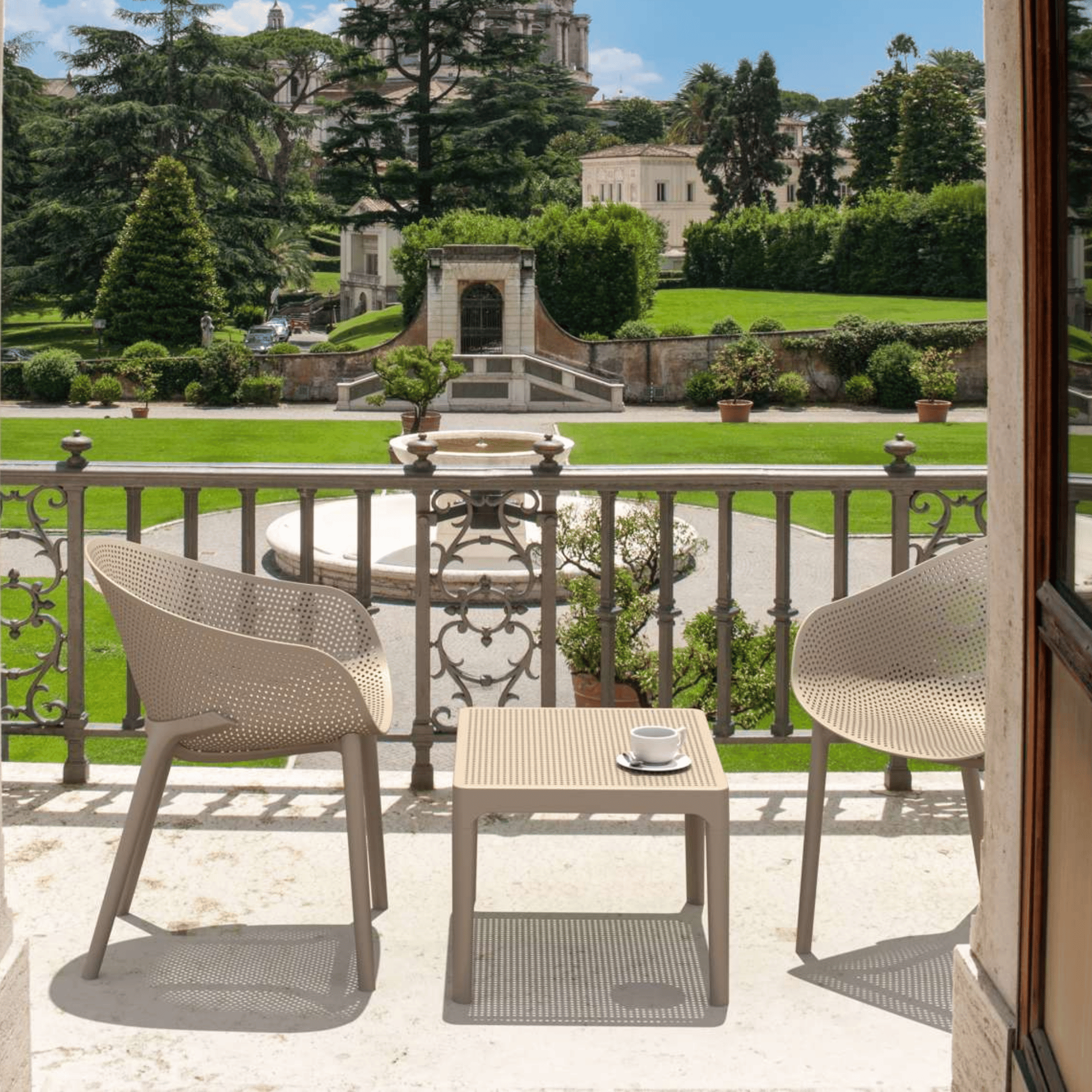 Siesta Sky 3piece Outdoor Lounge Set - 2 Chairs & Side Table - Multiple Colours