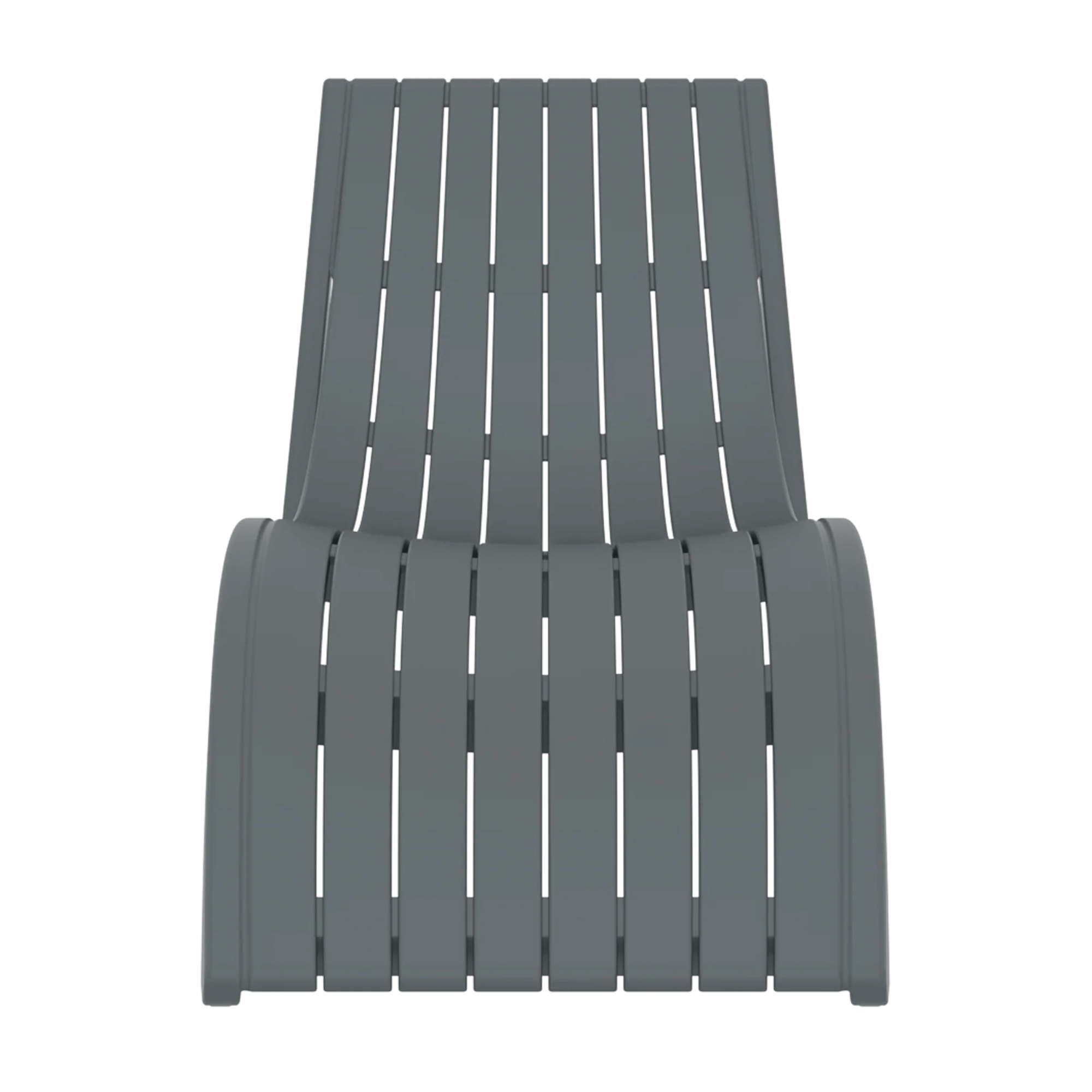 Siesta Slim Sunlounge - Anthracite - Commercial Grade