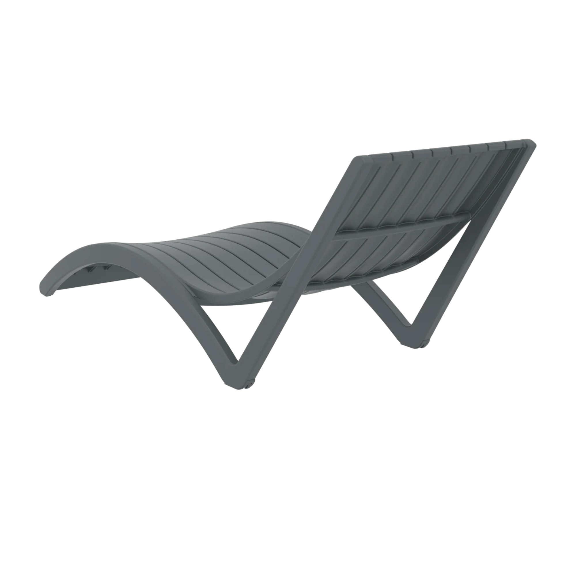 Siesta Slim Sunlounge - Anthracite - Commercial Grade