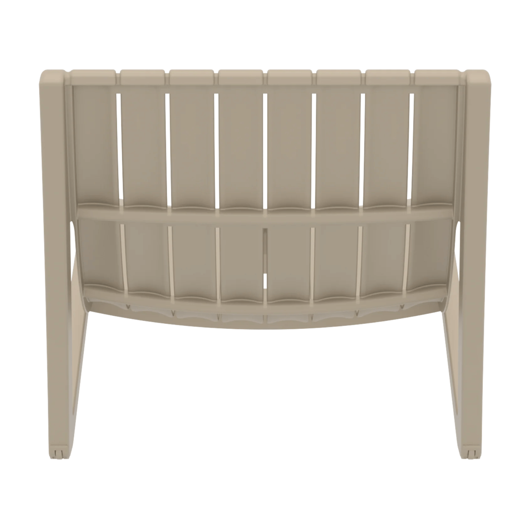 Siesta Slim Sunlounge - Taupe - Commercial Grade