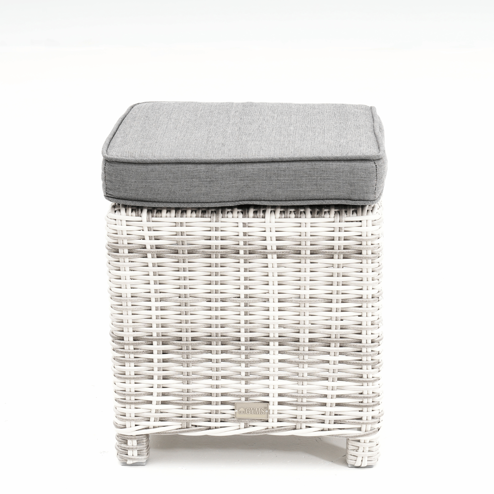 Swiss 6pce Outdoor Lounge Dining Wicker Set with Recliners - Zen White