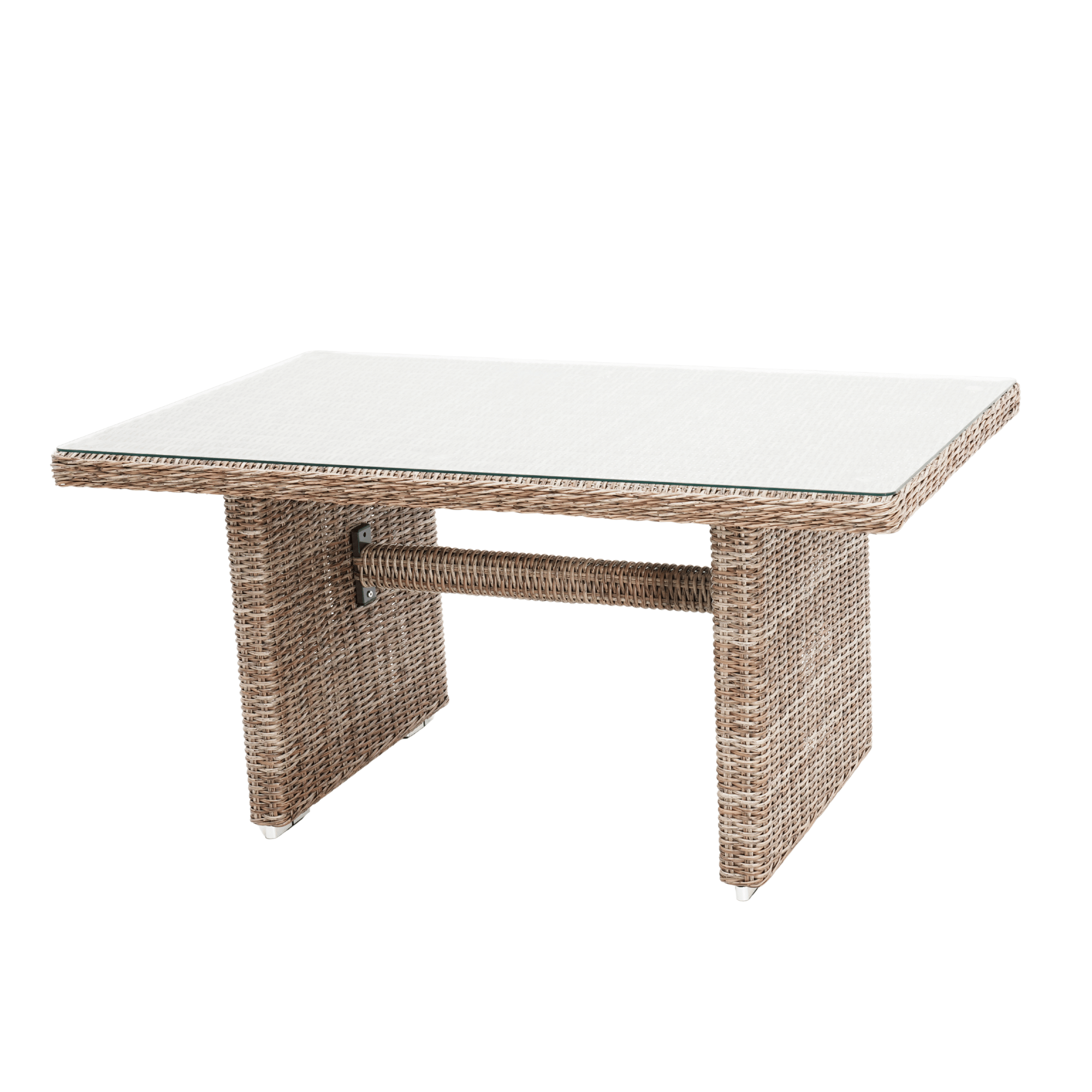 Swiss 6pce Outdoor Lounge Dining Wicker Set with Recliners - Marina
