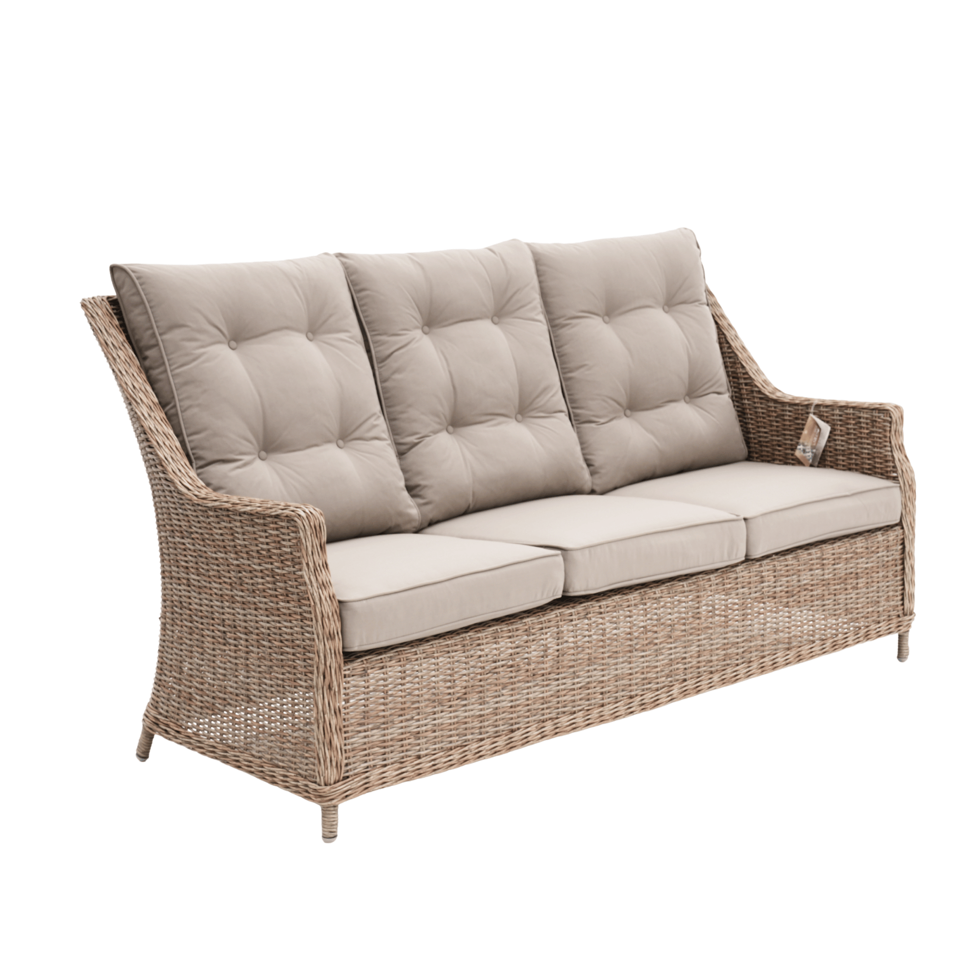 Swiss 6pce Outdoor Lounge Dining Wicker Set with Recliners - Marina