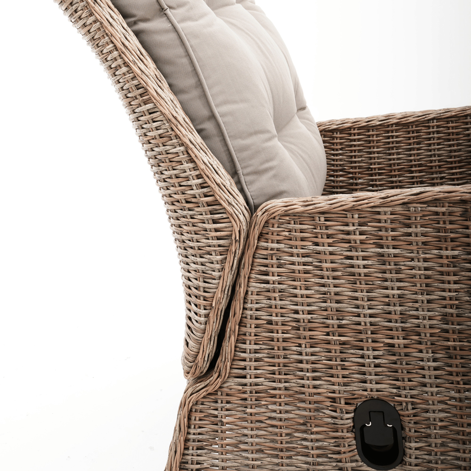 Swiss 6pce Outdoor Lounge Dining Wicker Set with Recliners - Marina