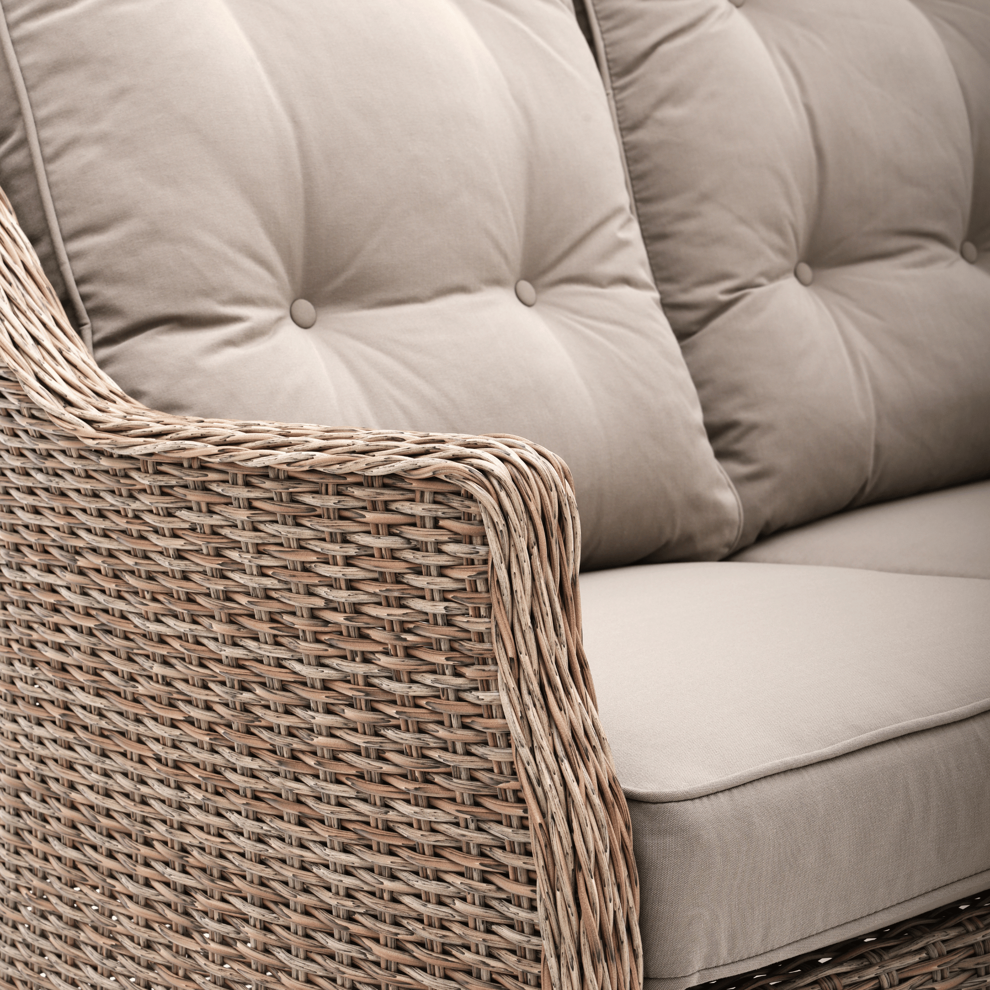 Swiss 6pce Outdoor Lounge Dining Wicker Set with Recliners - Marina