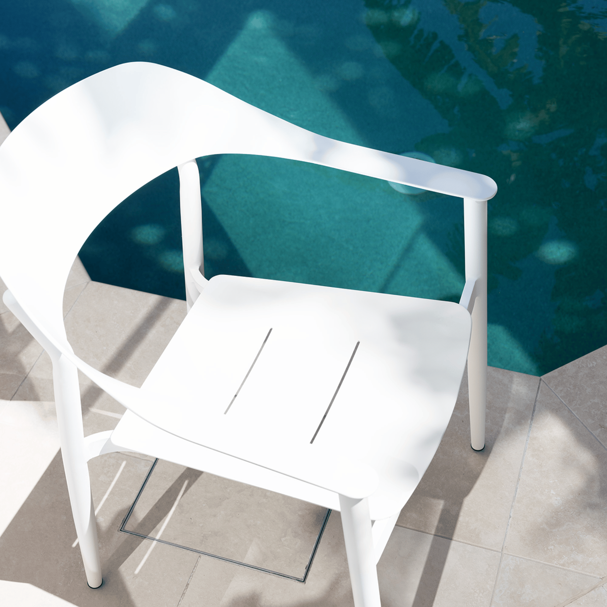 Tala Outdoor Dining Chair White