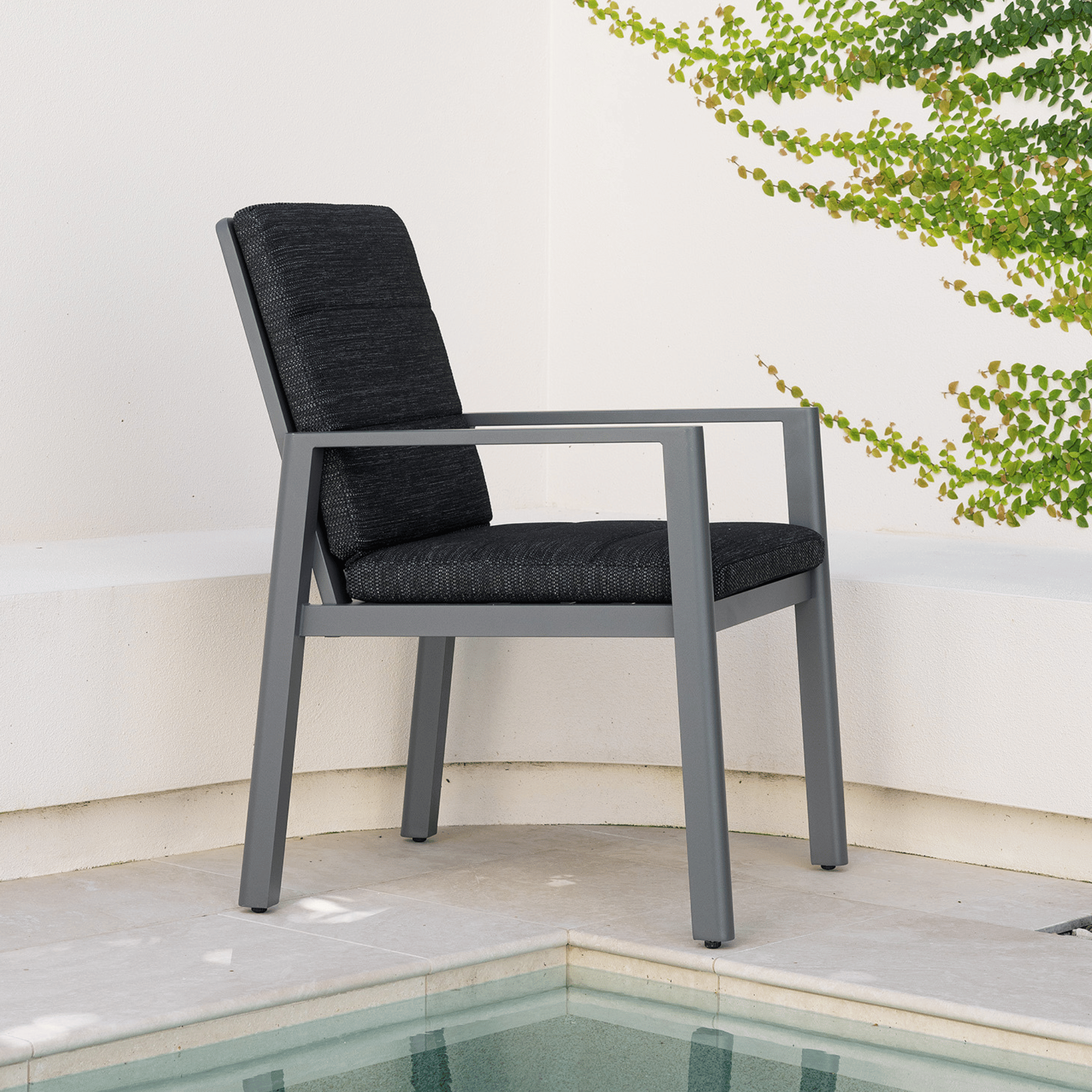 Trend Outdoor Dining Chair - Charcoal