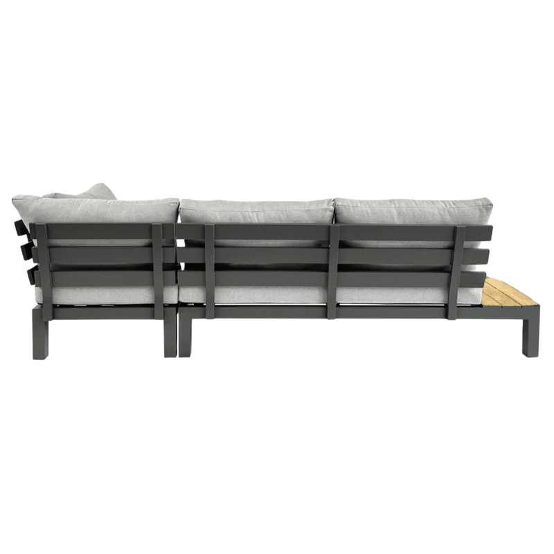 Vita Chaise Outdoor Lounge & Coffee Table Setting (Left-hand chaise)