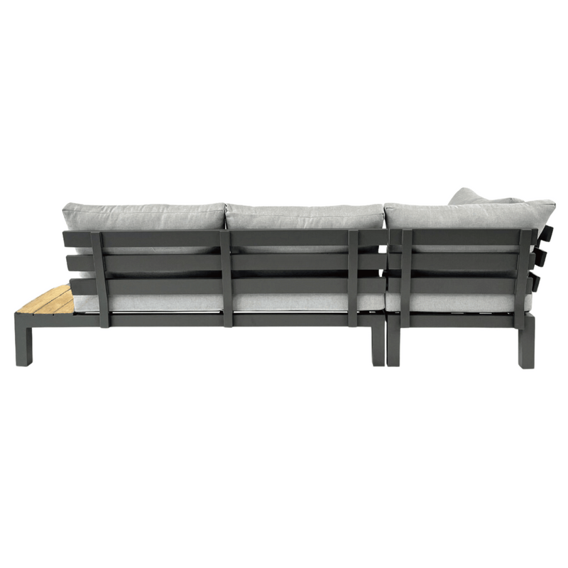 Vita Chaise Outdoor Lounge & Coffee Table Setting (Right-hand chaise)