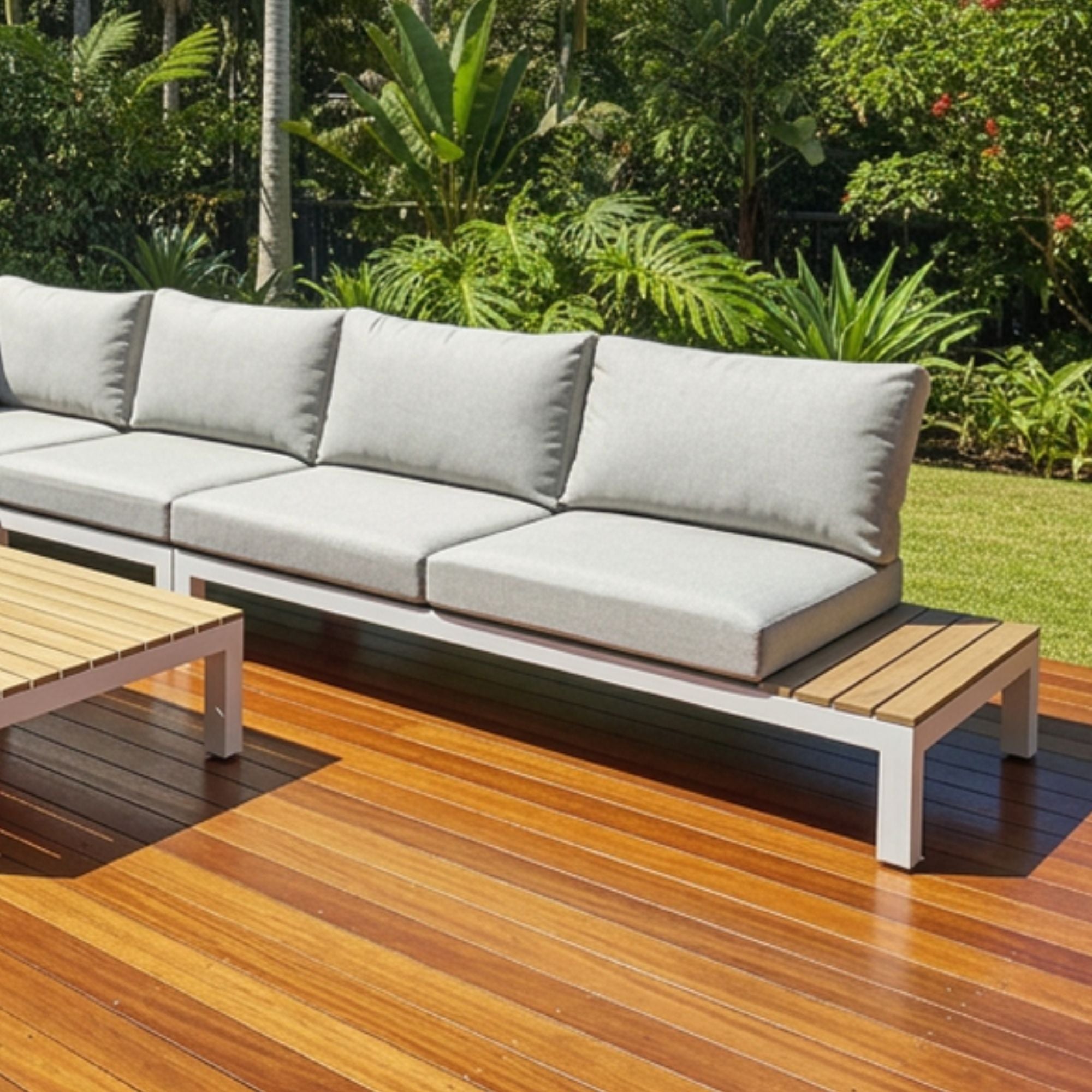 Vita Corner Lounge Setting with 81cm Coffee Table
