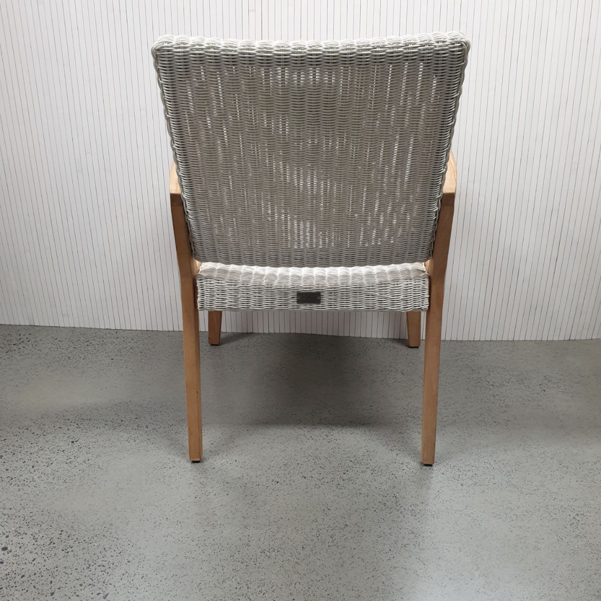 Winton Wicker Outdoor Dining Chair - fantasy white